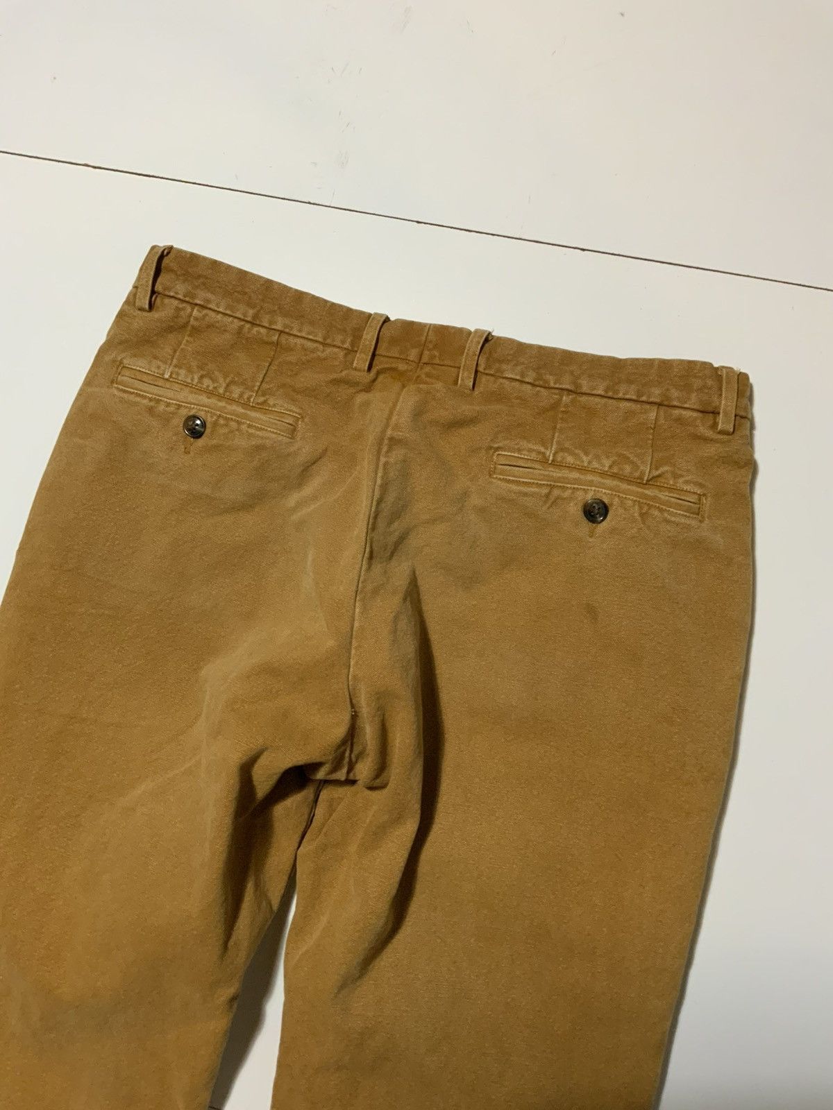 Spier & Mackay Spier & Mackay Slim Premium Cotton Canvas Chino Khaki Pants Size US 34 / EU 50 - 8 Thumbnail