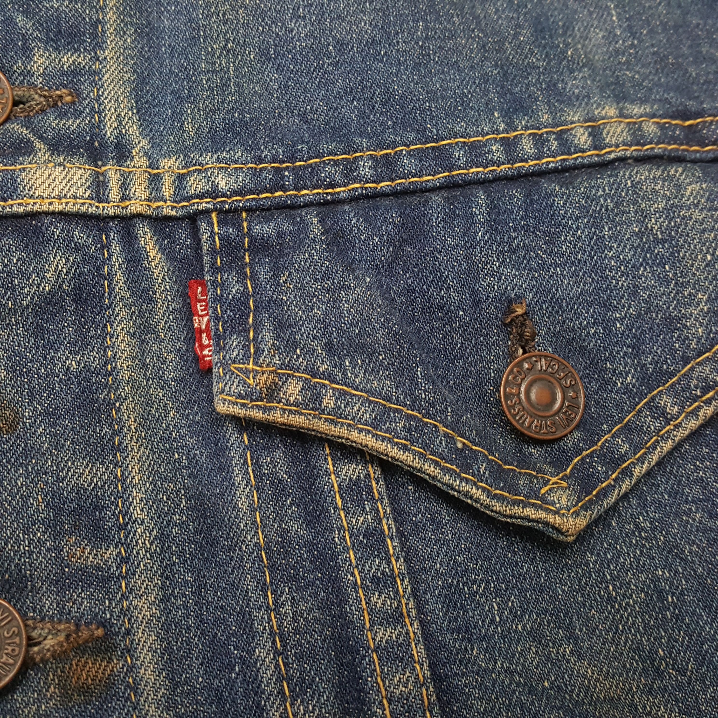 Levi's LEVI'S Big E Rare Art Design Style Distressed Jacket Size US S / EU 44-46 / 1 - 7 Thumbnail