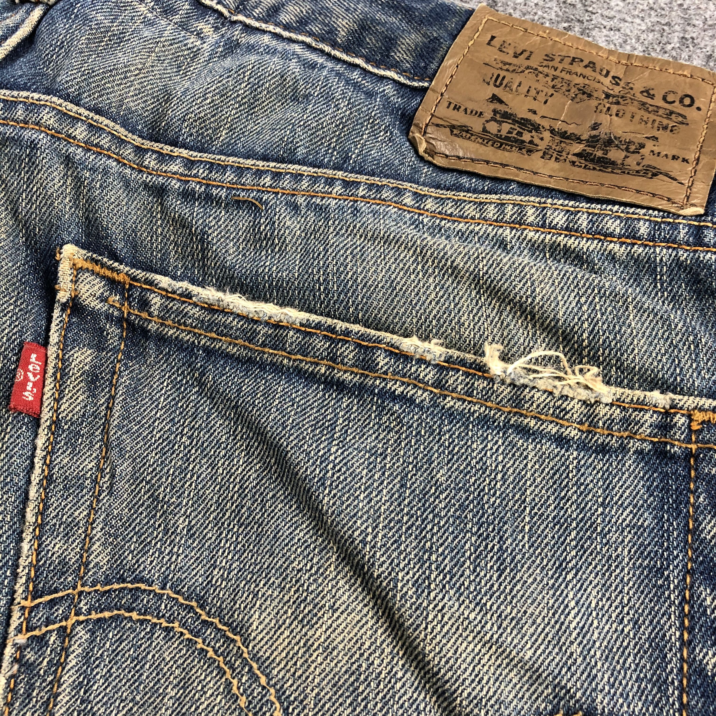 Levi's Vintage Blue Wash Levis 514 Jeans-J2292 Size US 38 / EU 54 - 10 Thumbnail
