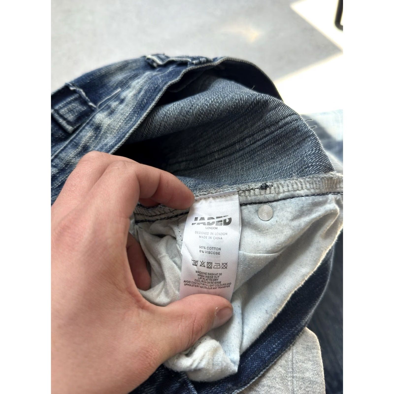 Jaded London VINTAGE Jaded London Y2K Faded Striped Jeans Size M Men Size US 31 - 6 Thumbnail