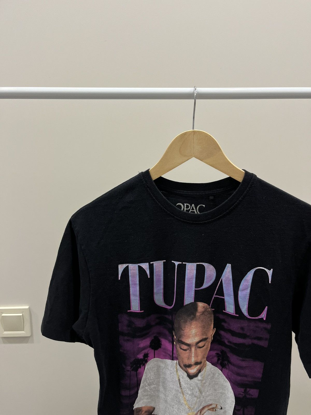 Rap Tees Vintage 2Pac Tupac Shakur Rap Tee Rare Streetwear aop faded Size US XS / EU 42 / 0 - 2 Thumbnail