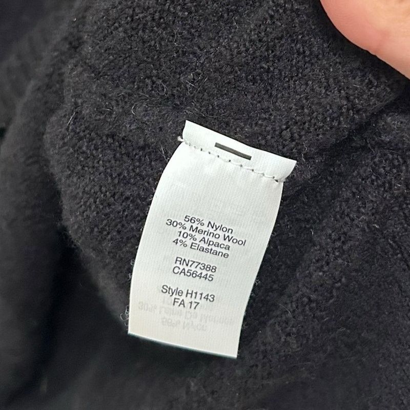 Madewell Madewell Black Merino Wool Alpaca Blend Sweater Sz XS Size XS / US 0-2 / IT 36-38 - 4 Thumbnail
