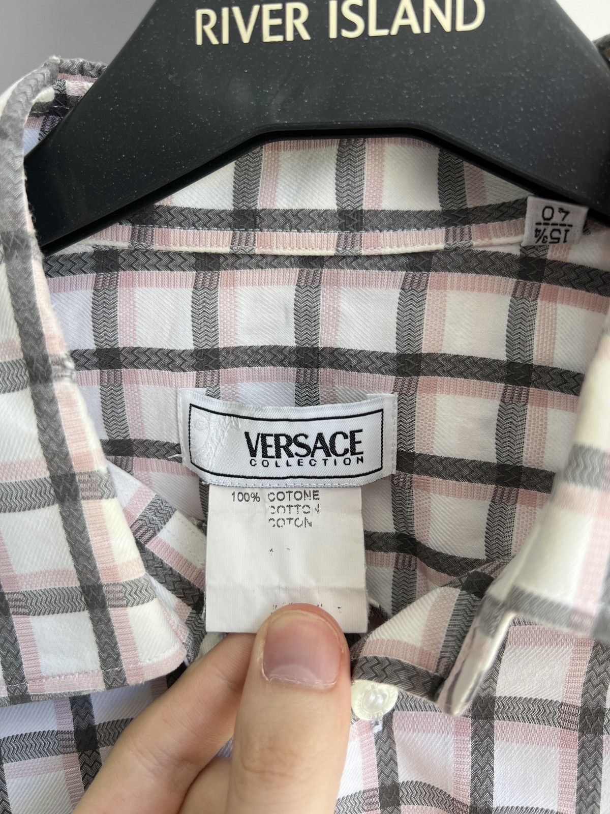 Versace × Vintage Vintage Versace Collection Luxury Shirt Size US L / EU 52-54 / 3 - 5 Thumbnail