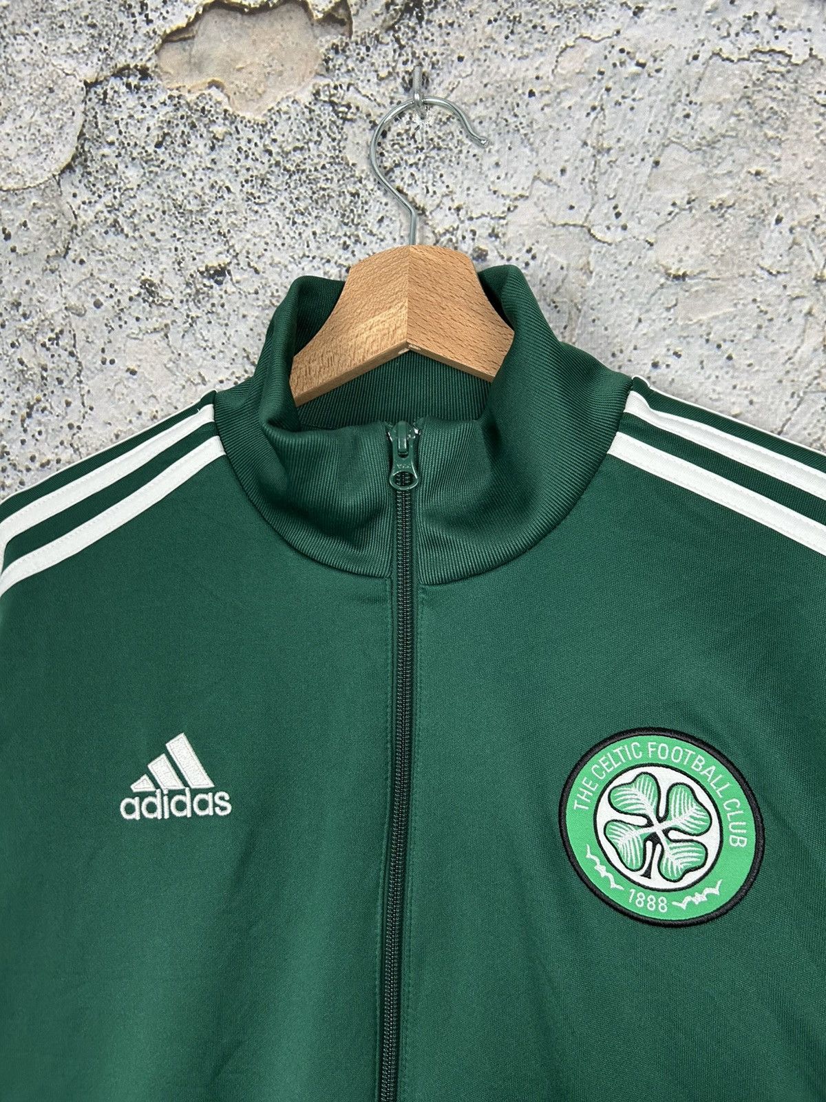 Adidas Celtic Glasgow Adidas Training Zip Sweatshirt Football Rare Size US L / EU 52-54 / 3 - 3 Thumbnail