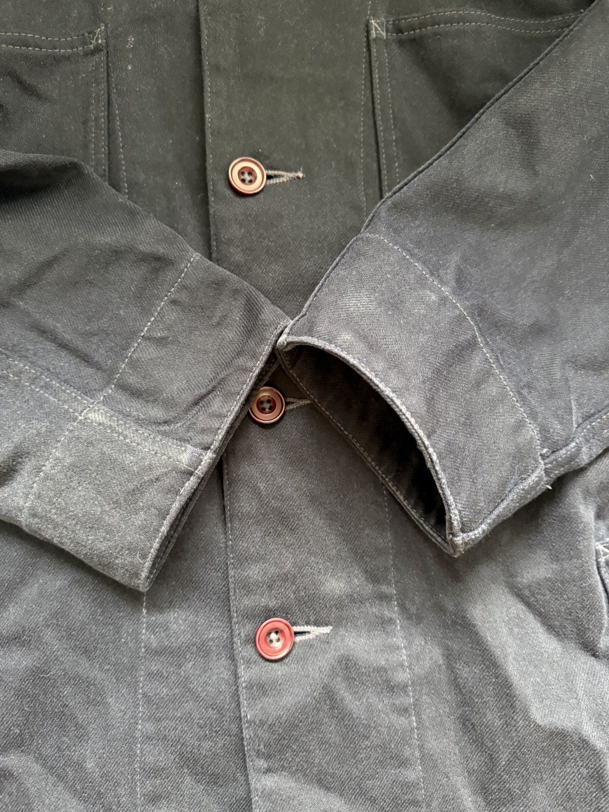 Needles Needles Wool Cotton Chore Jacket L Hole On Sleeve Size US L / EU 52-54 / 3 - 5 Thumbnail