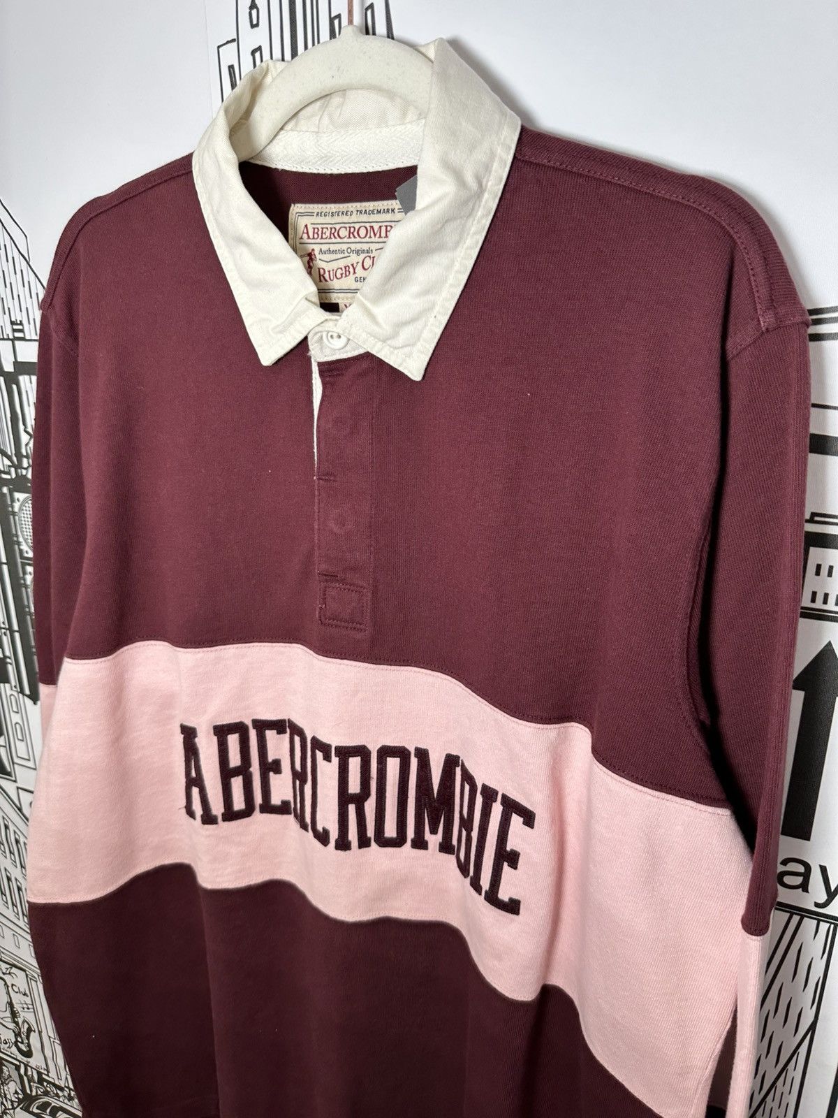 Abercrombie & Fitch Vintage 90s Abercrombie & Fitch Rugby NWT XXL Size US XXL / EU 58 / 5 - 4 Thumbnail