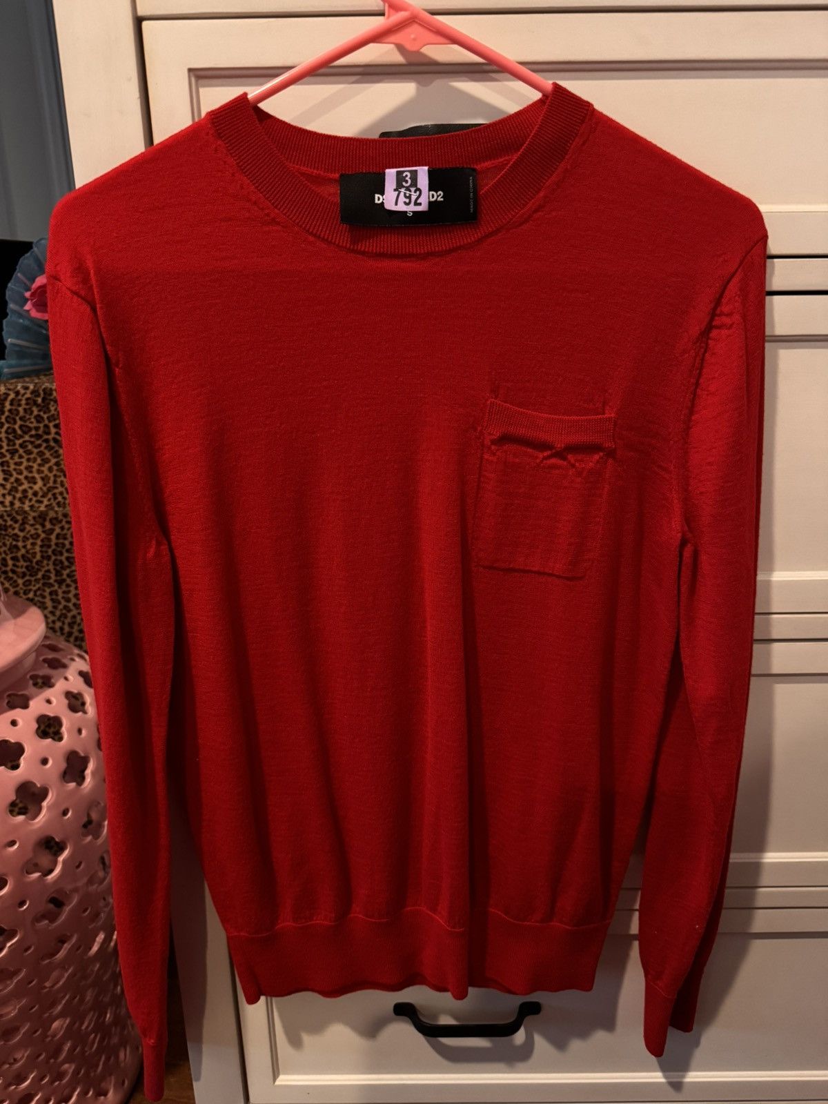 Dsquared2 Dsquared2 red wool shirt Size US S / EU 44-46 / 1 - 1 Thumbnail