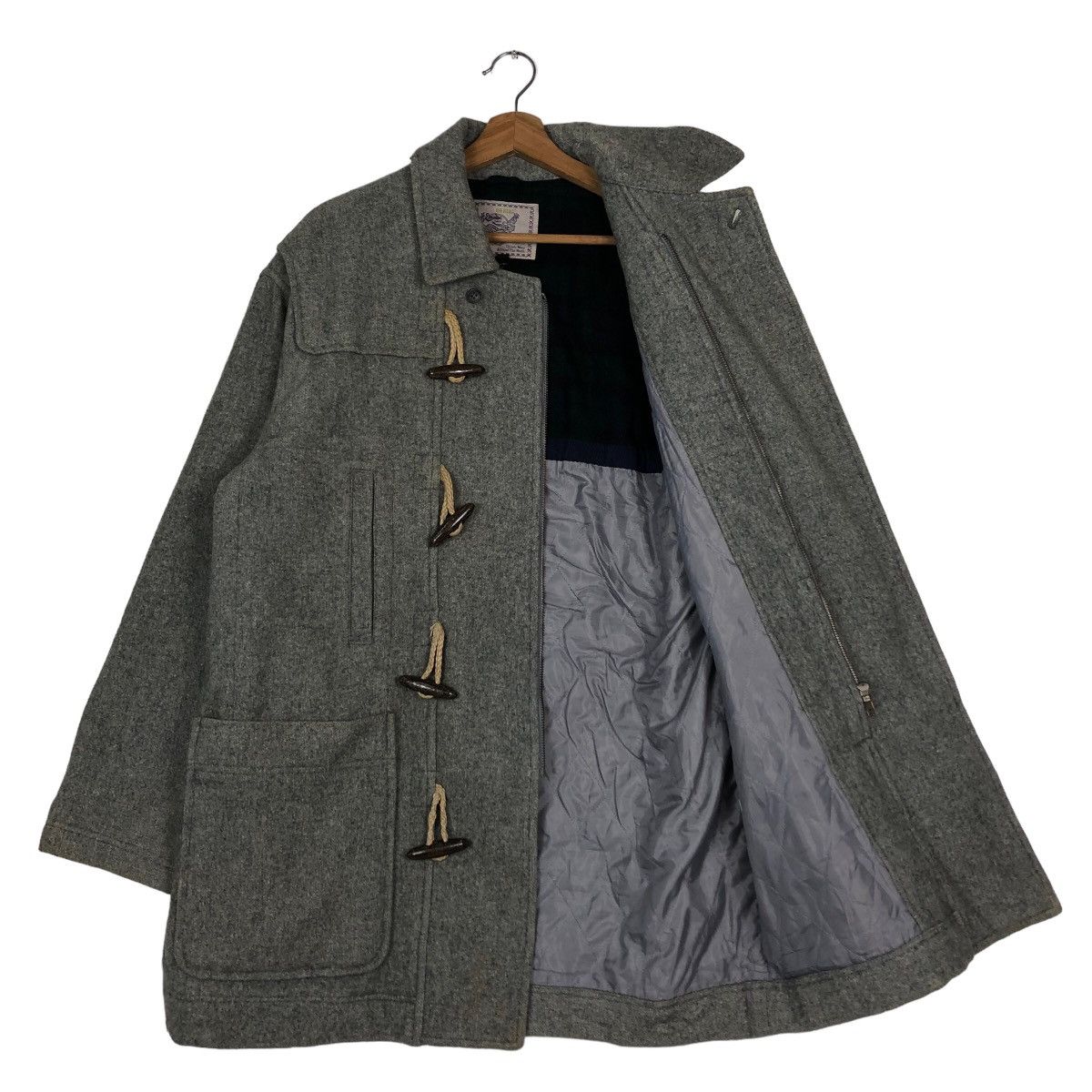 Japanese Brand 🔥Vintage Wool Chore Jacket Off Road Japan Made Wood Button Size US M / EU 48-50 / 2 - 11 Thumbnail