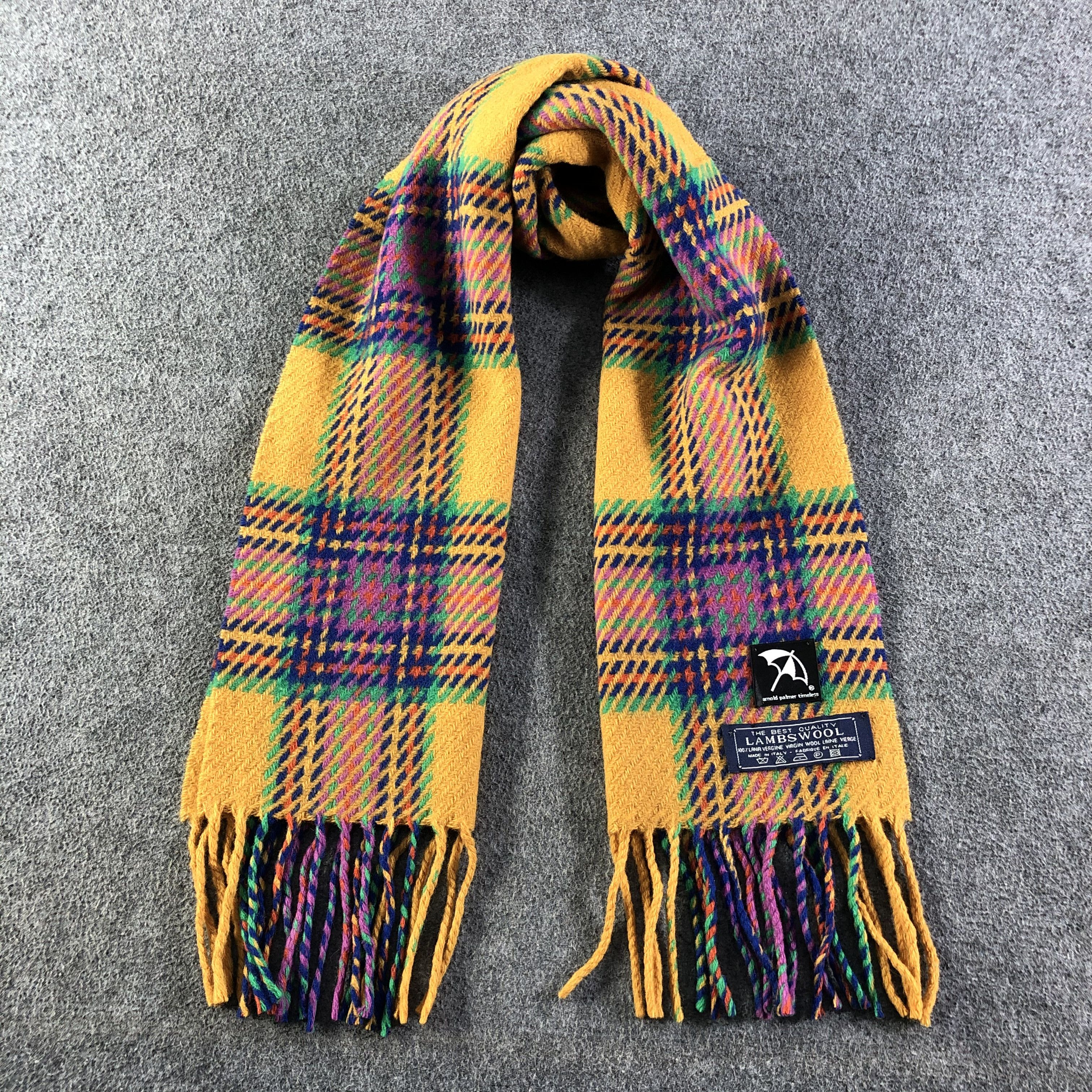 Vintage Arnold Parmer Scarf / Muffler / Neckwear P653 Size ONE SIZE - 1 Thumbnail