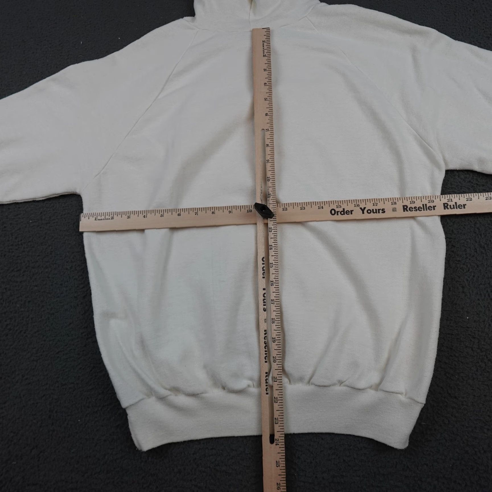 Vintage VINTAGE The OPS Univision Powder Blue Truck Hoodie Mens Large White Sweatshirt Size US L / EU 52-54 / 3 - 6 Thumbnail