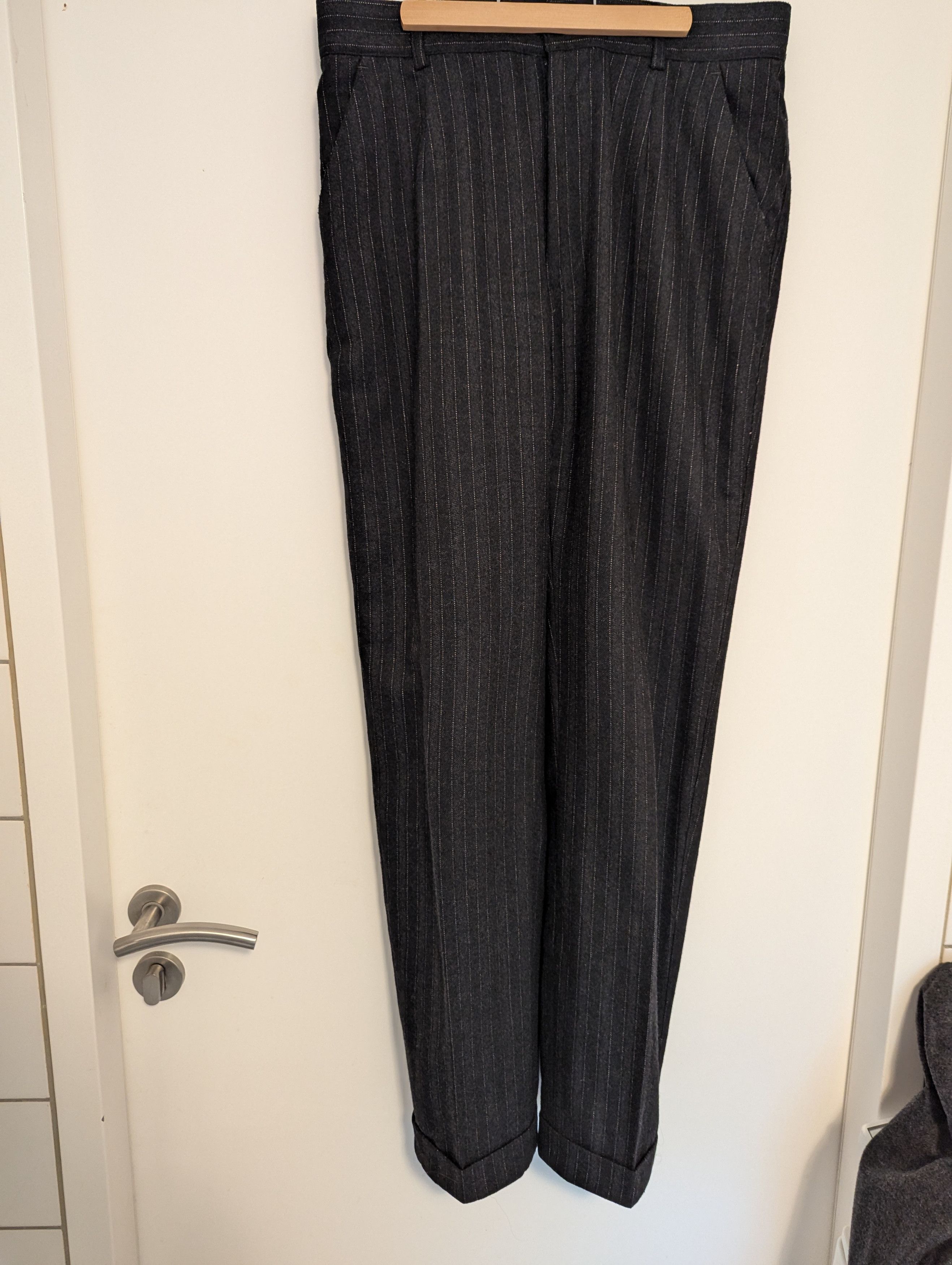 Dolce & Gabbana Pressed wool striped pants Size US 32 / EU 48 - 4 Thumbnail