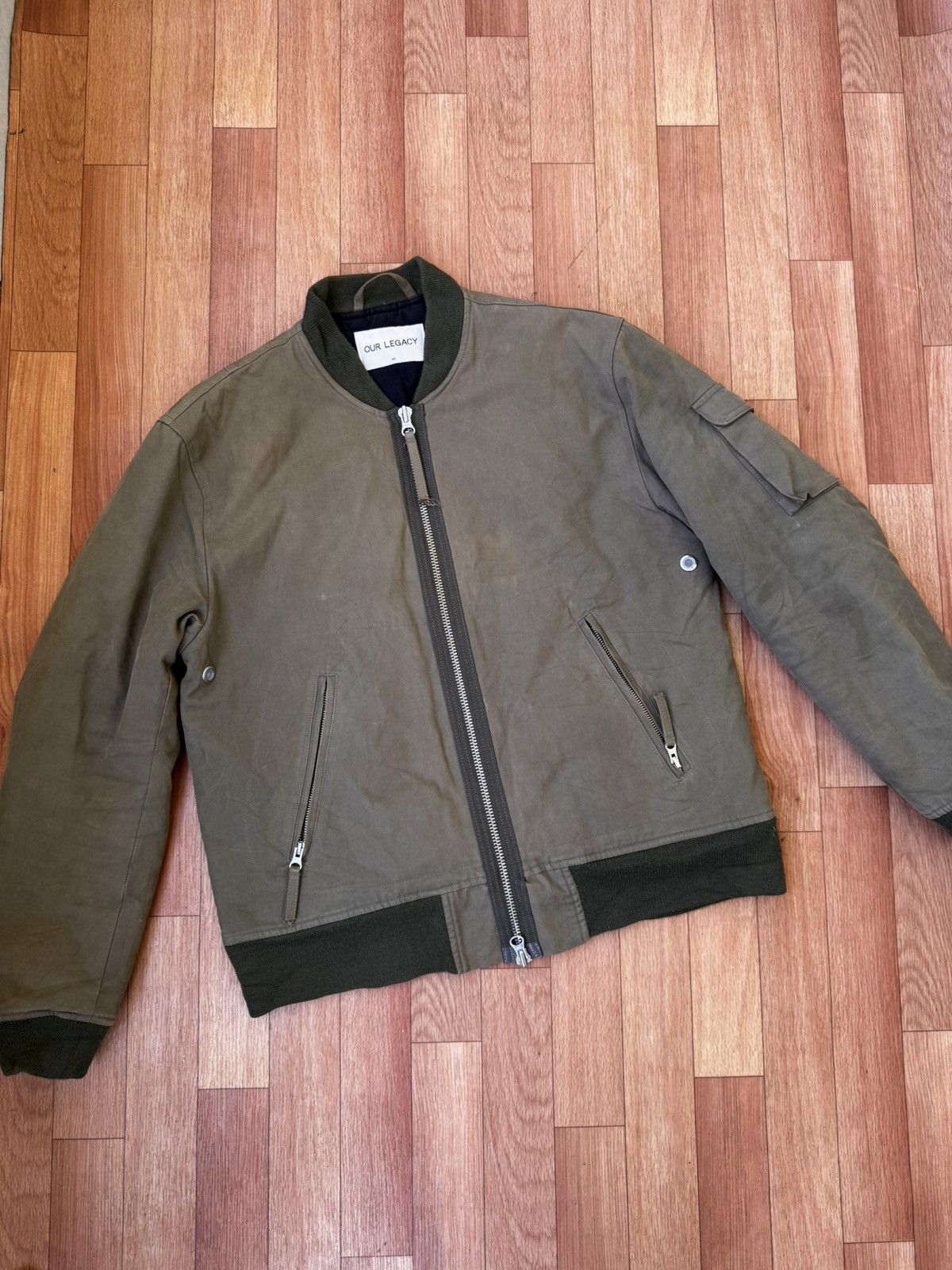 Our Legacy Our Legacy AW 14 Fade Olive Bomber Size US M / EU 48-50 / 2 - 4 Thumbnail