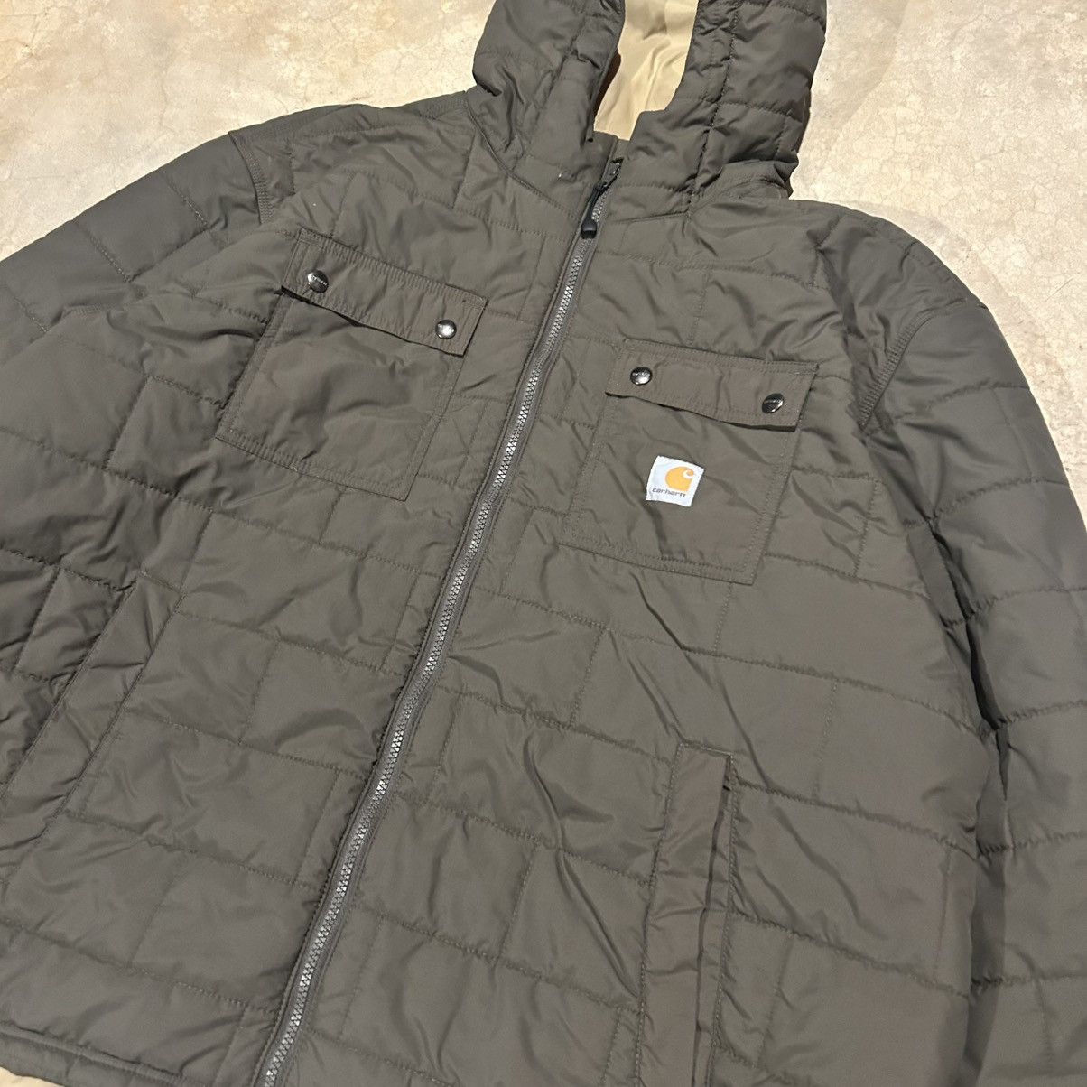 Carhartt Vintage Carhartt Brookville Quilted Puffer Jacket Oversized Size US XXL / EU 58 / 5 - 3 Thumbnail