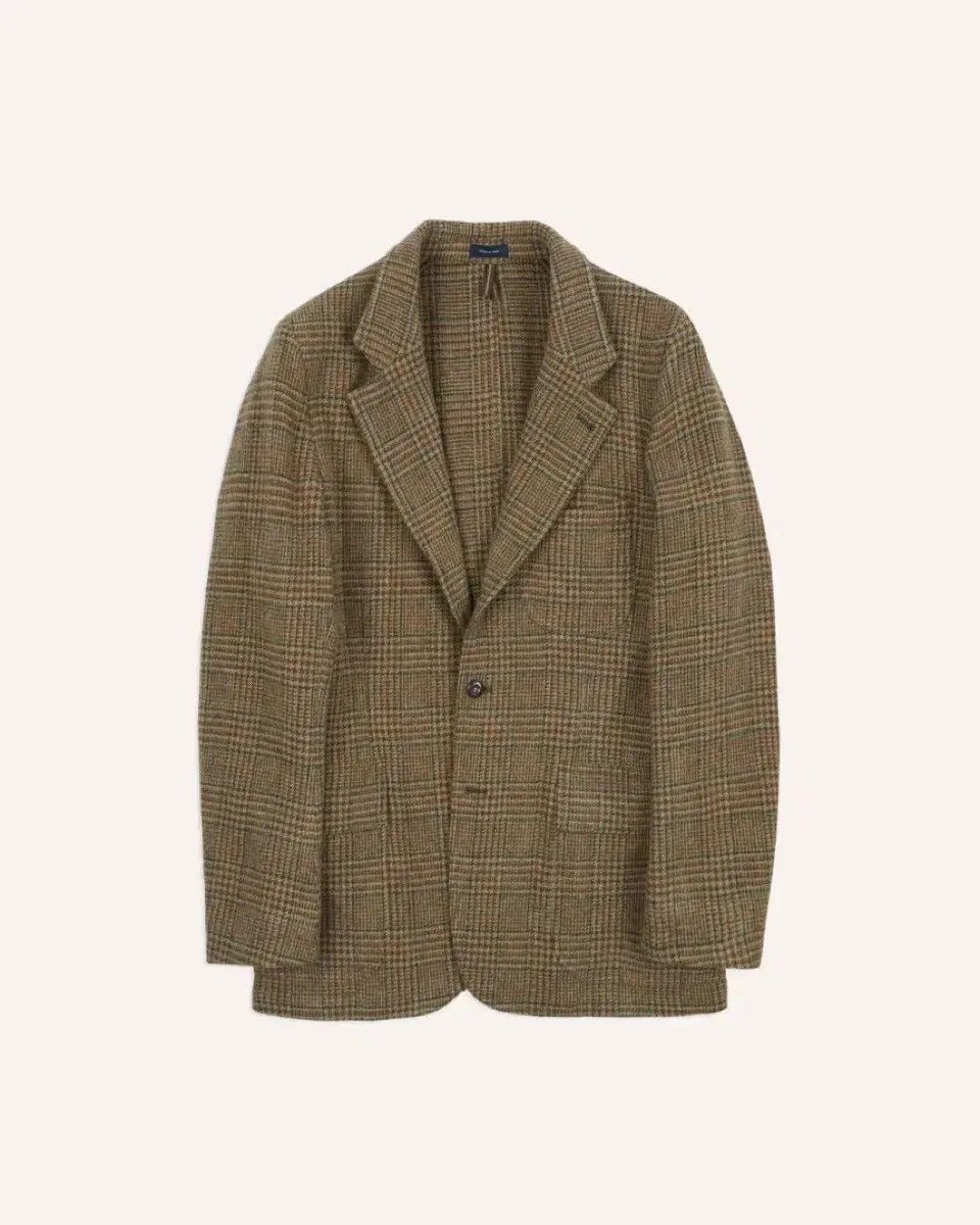 Drake's Drake's Brown Prince of Wales Tweed Games Blazer Mark 7 Size 38R - 4 Thumbnail