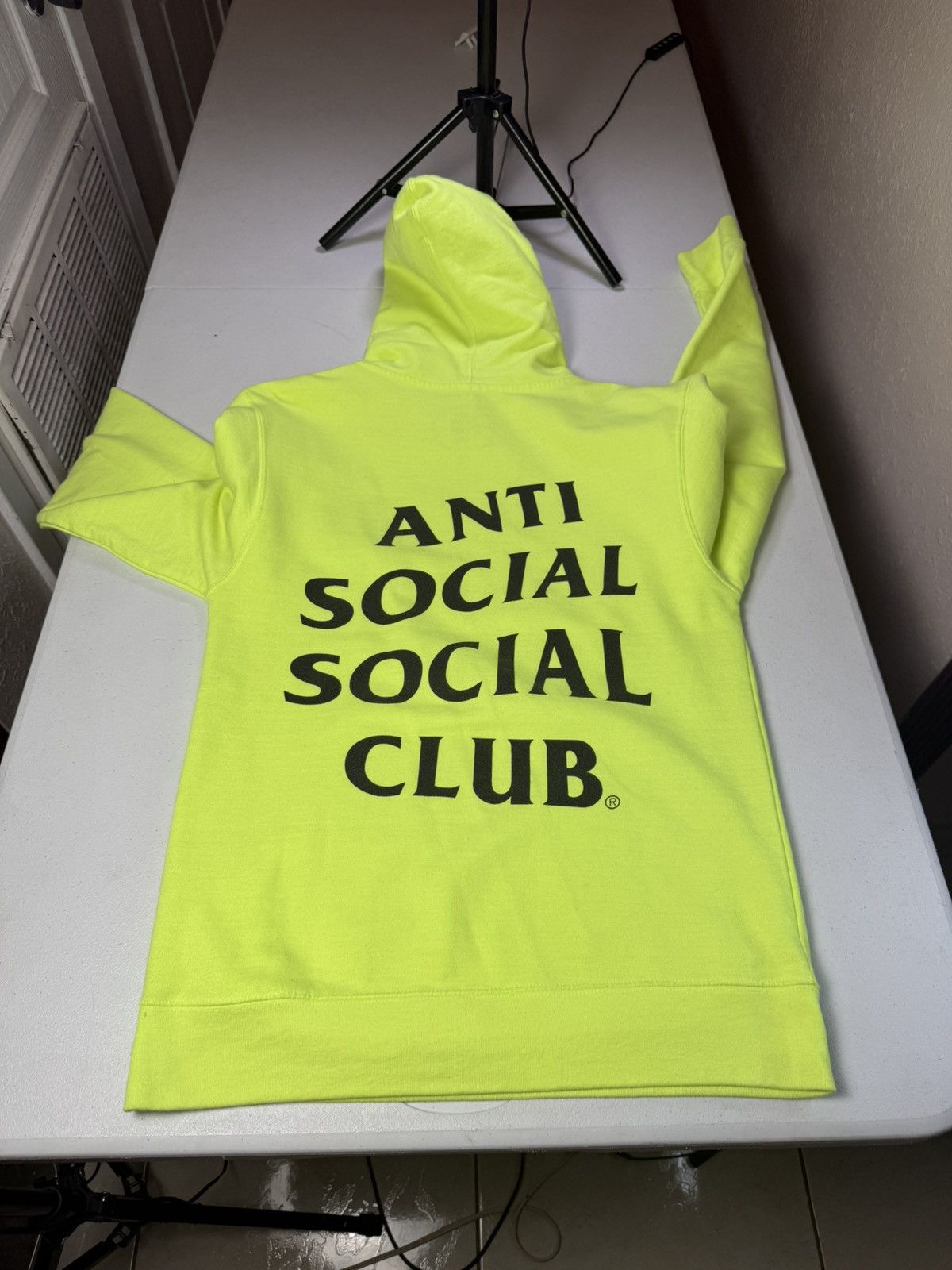 Anti Social Social Club Anti Social Social Club Open Minded Hoodie 'Neon Green' Sz S Size US S / EU 44-46 / 1 - 9 Thumbnail
