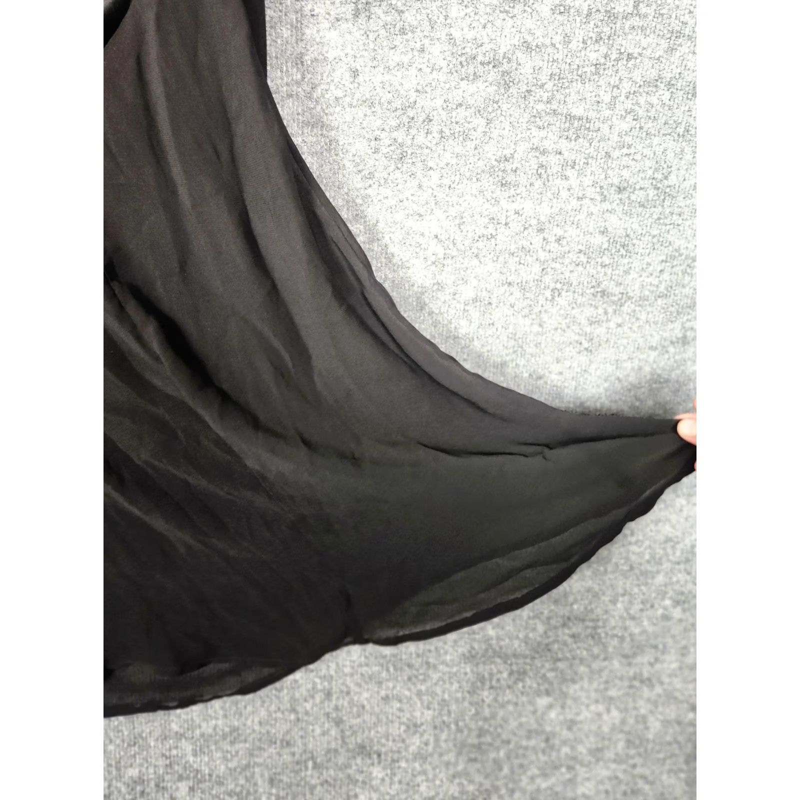 Avenue Miss Avenue Womens Large Black Strapless Chiffon Overlay Party Cocktail Dress Size L / US 10 / IT 46 - 7 Thumbnail