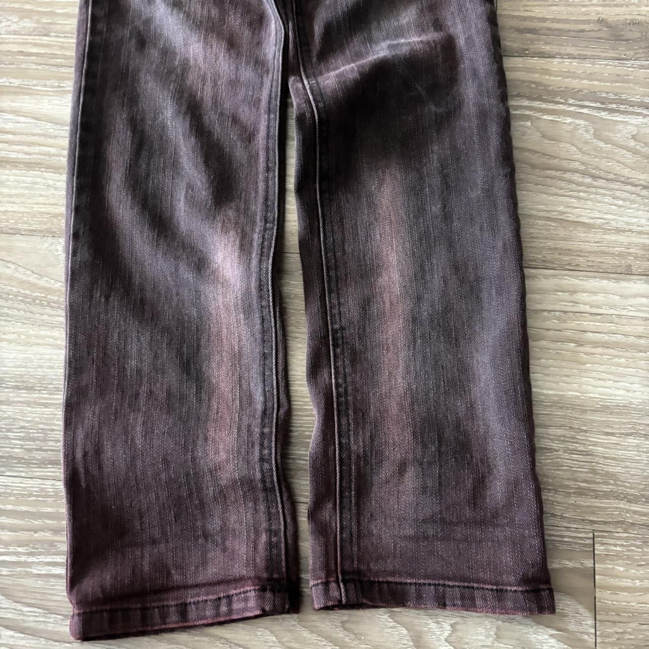 Vintage Crazy Vintage Y2K/2000s Grunge Faded Acid Wash Skinny Denim Jeans! 30x32 Size US 30 / EU 46 - 6 Thumbnail