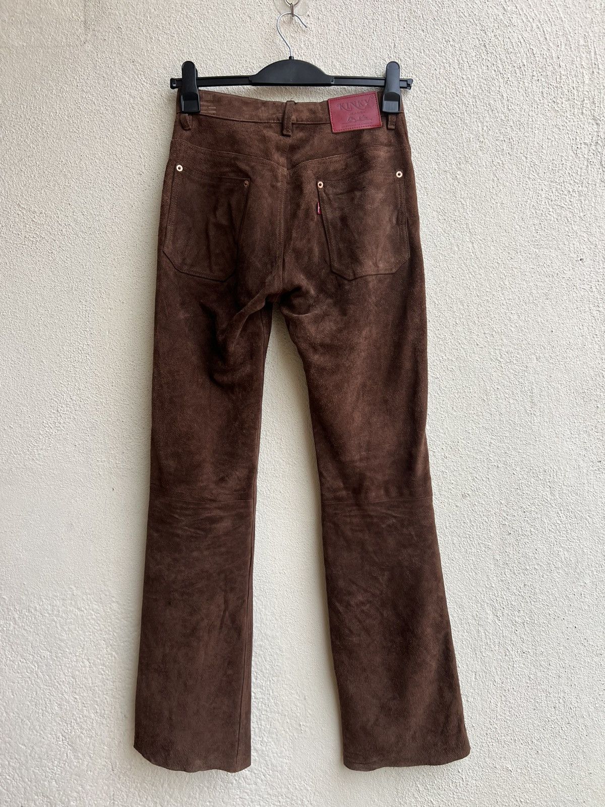 Hysteric Glamour Vintage Hysteric Glamour Kinky Jeans Suede Leather Flare Size US 28 / EU 44 - 2 Thumbnail