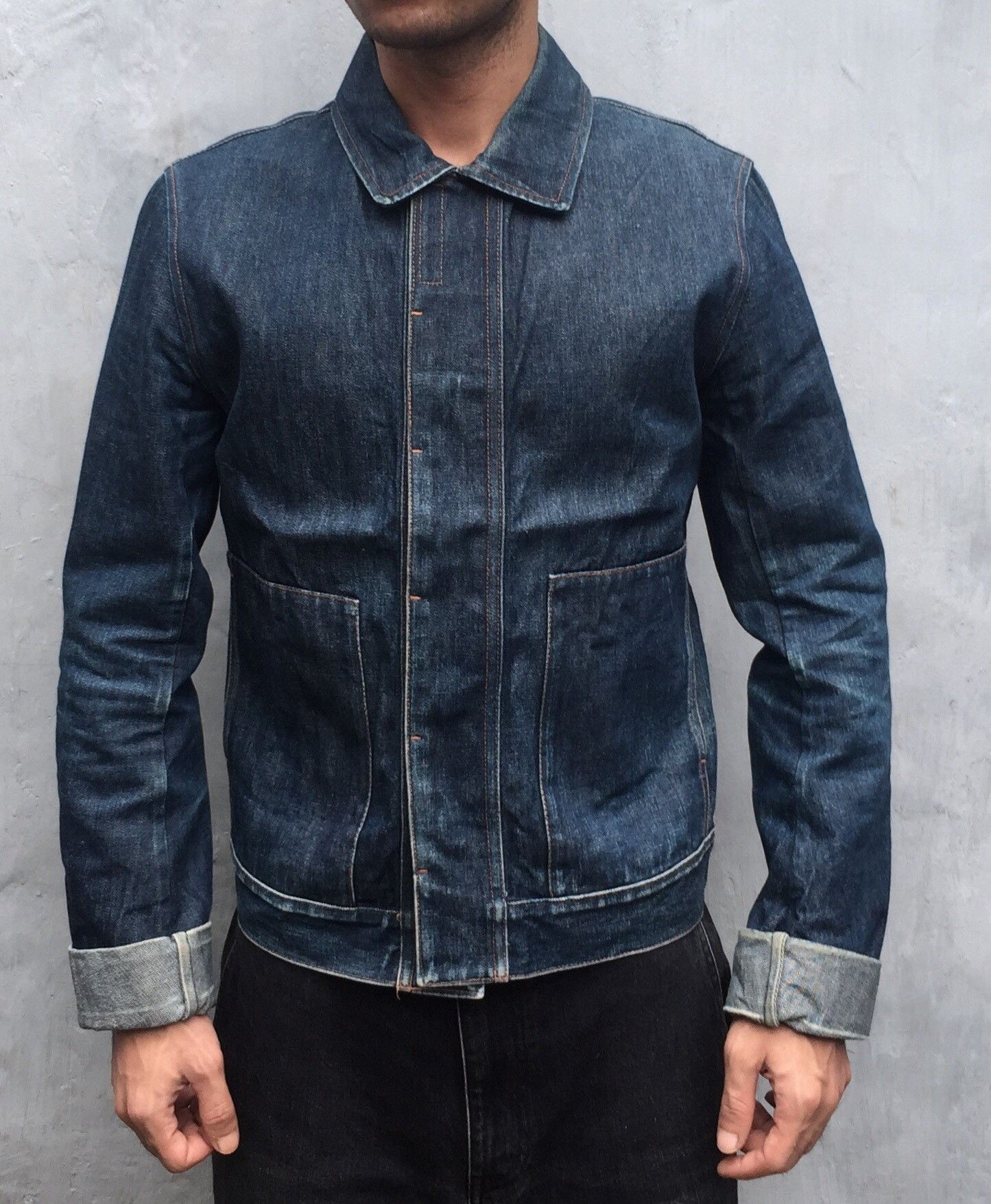 Tsumori Chisato Tsumori Chisato Issey Faded Indigo Denim Jacket Size US M / EU 48-50 / 2 - 1 Thumbnail