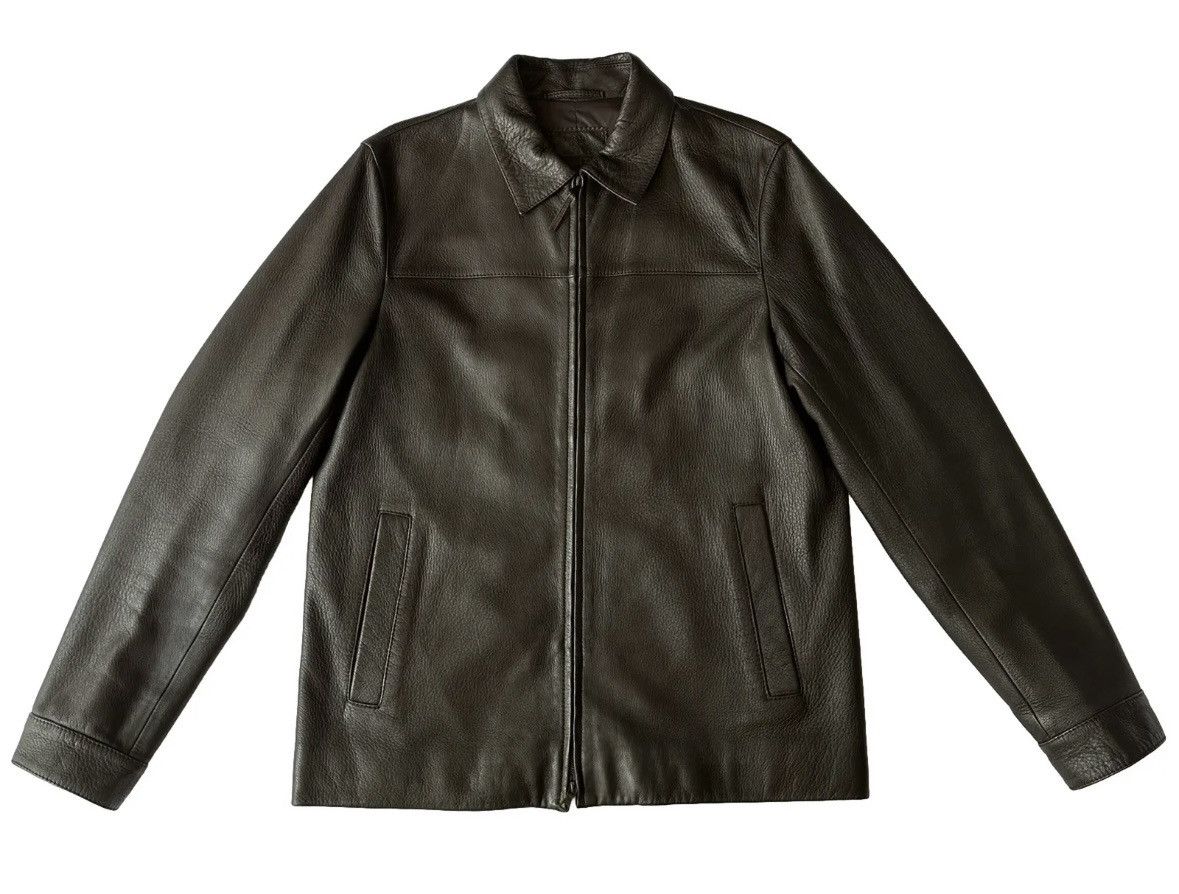 Prada Vintage Archive 2000s Prada Deer Leather Jacket | Grailed