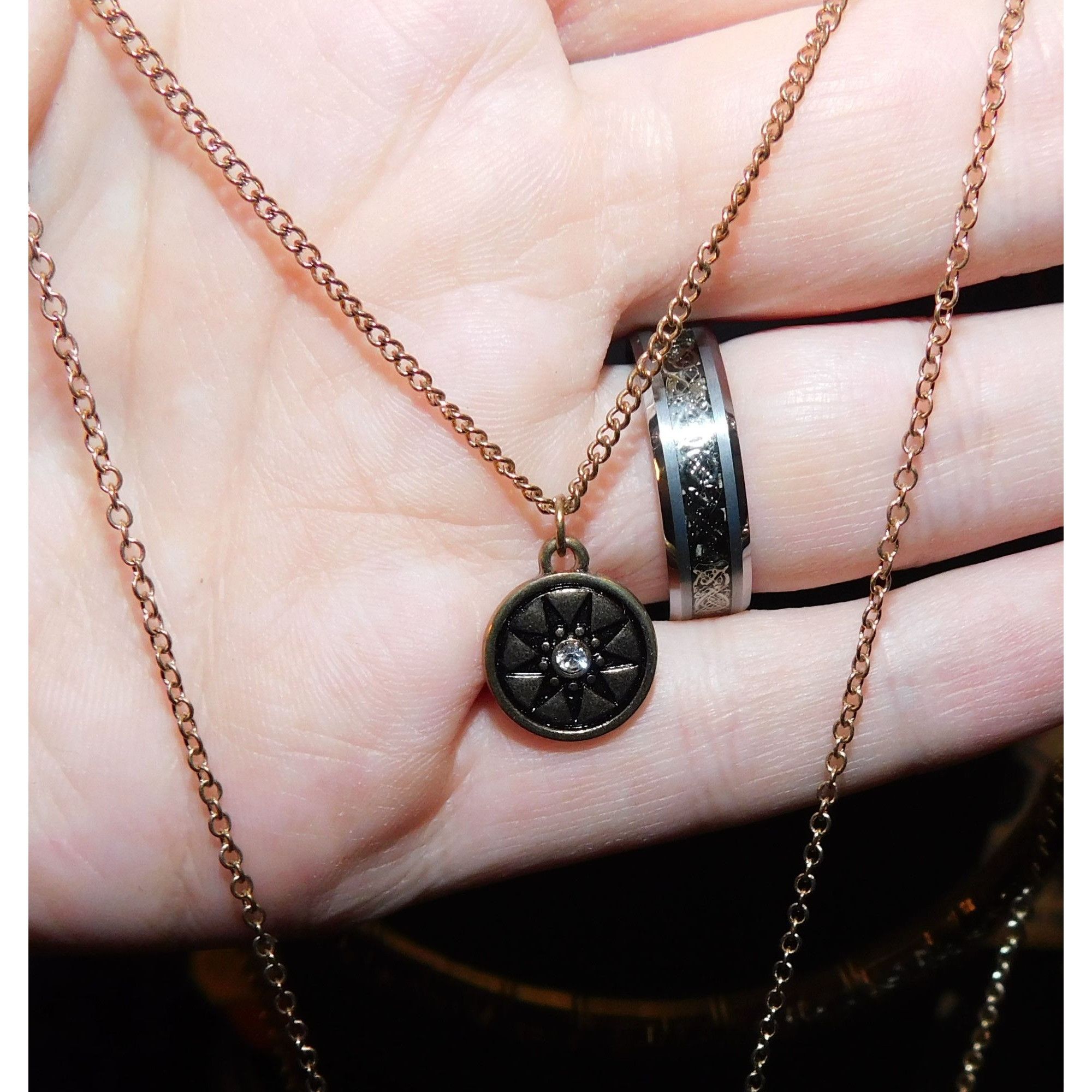Other Celestial Goddess Gold Tone Multilayer Necklace Size ONE SIZE - 3 Thumbnail