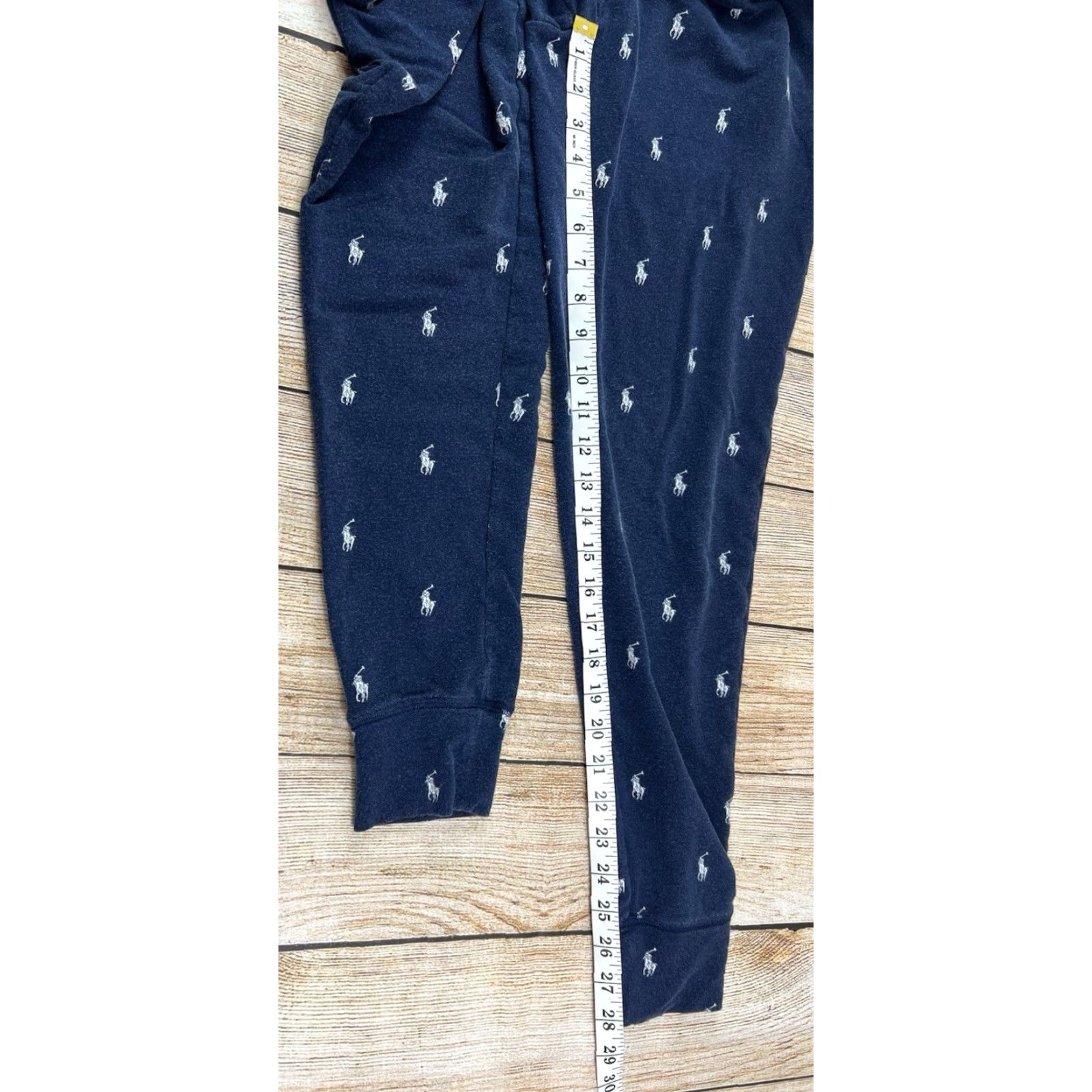 Polo Ralph Lauren Men Polo Ralph Lauren Navy All Over Pony Sleep Jogger Pants Size Small Size US S / EU 44-46 / 1 - 3 Thumbnail