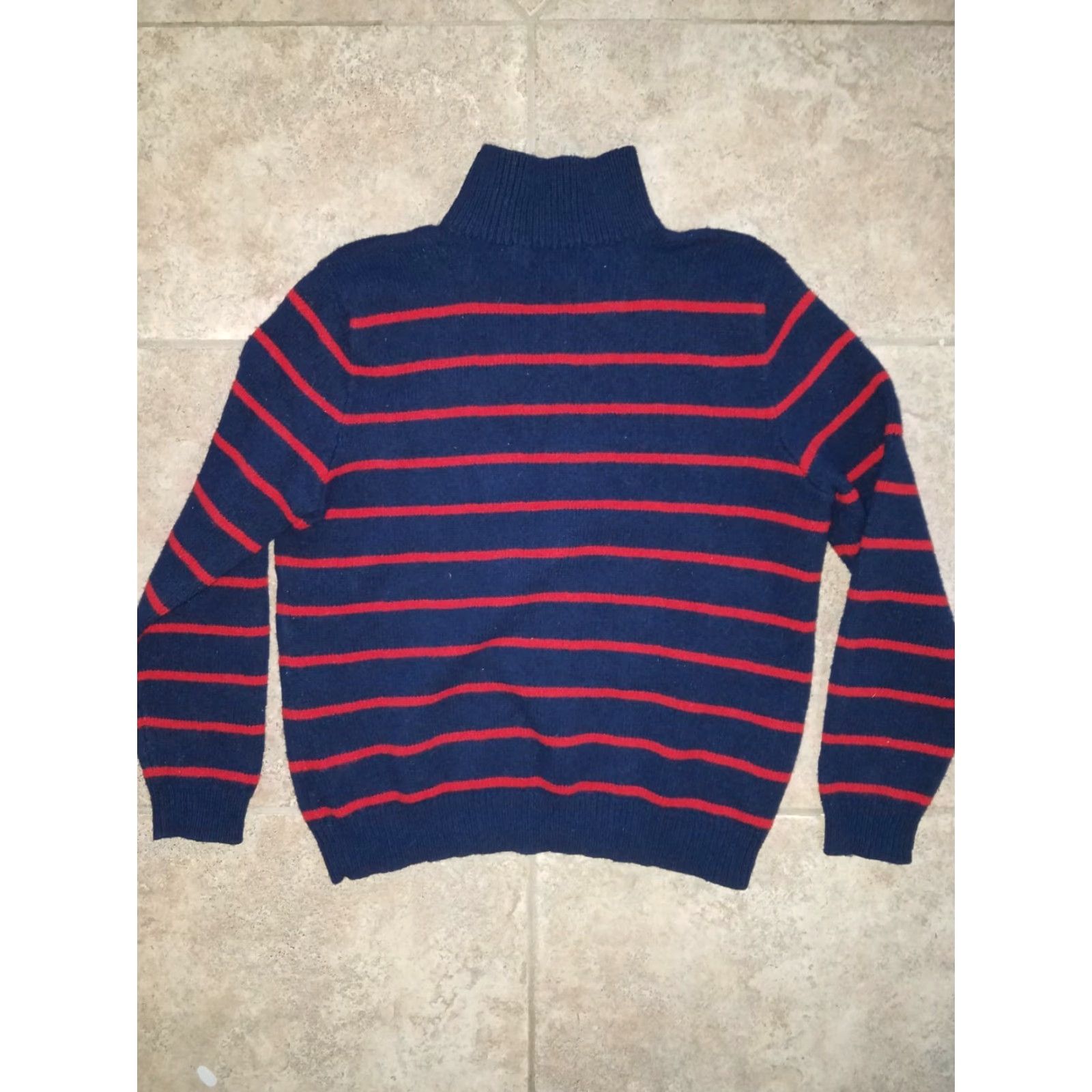 Polo Ralph Lauren VINTAGE Polo Ralph Lauren Sweater Pullover 1/4 Lambs Wool Mens L Blue Wool Pullover Mens L Size US L / EU 52-54 / 3 - 4 Thumbnail