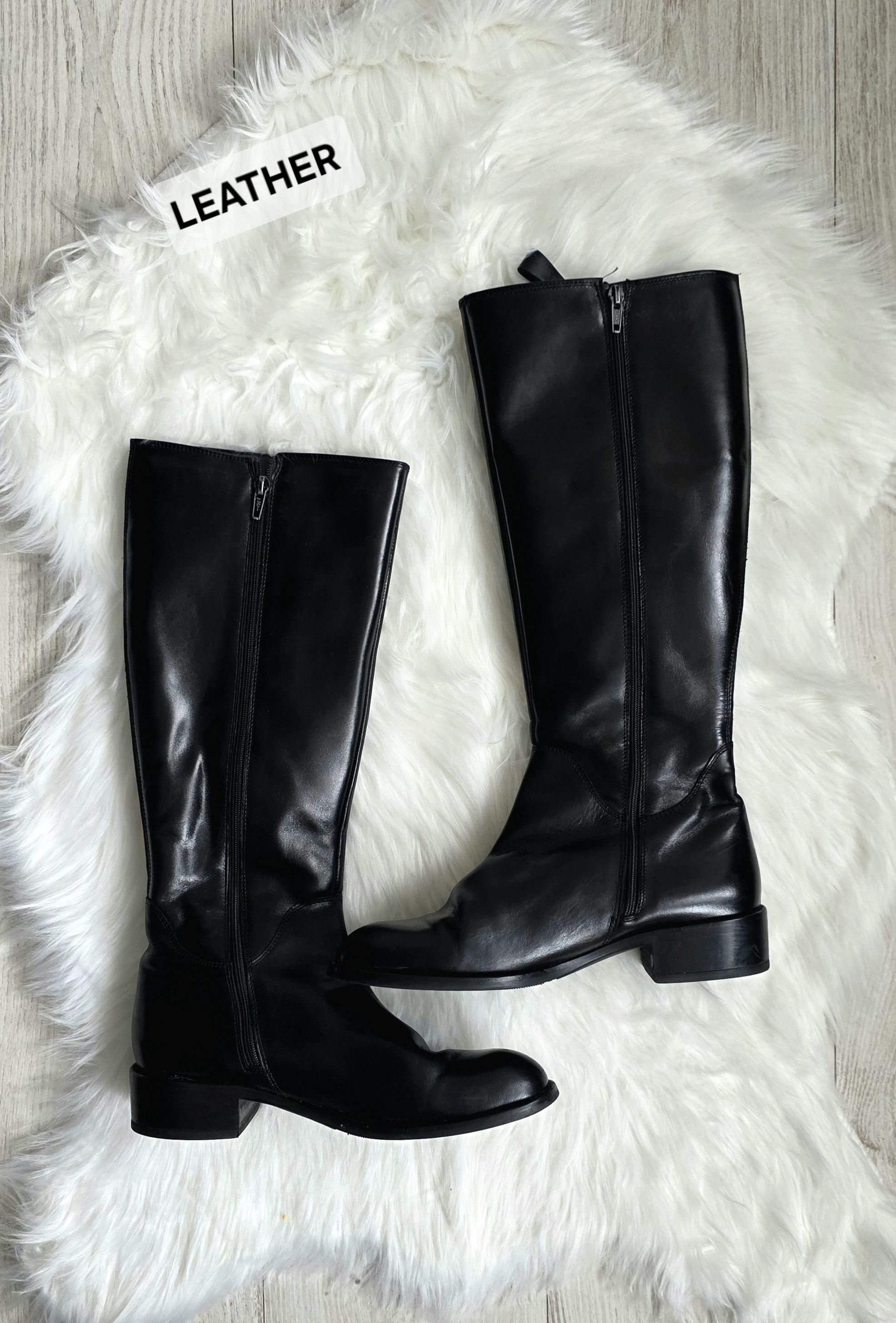 Dune London black leather insulated boots Size US 10 / IT 40 - 1 Thumbnail
