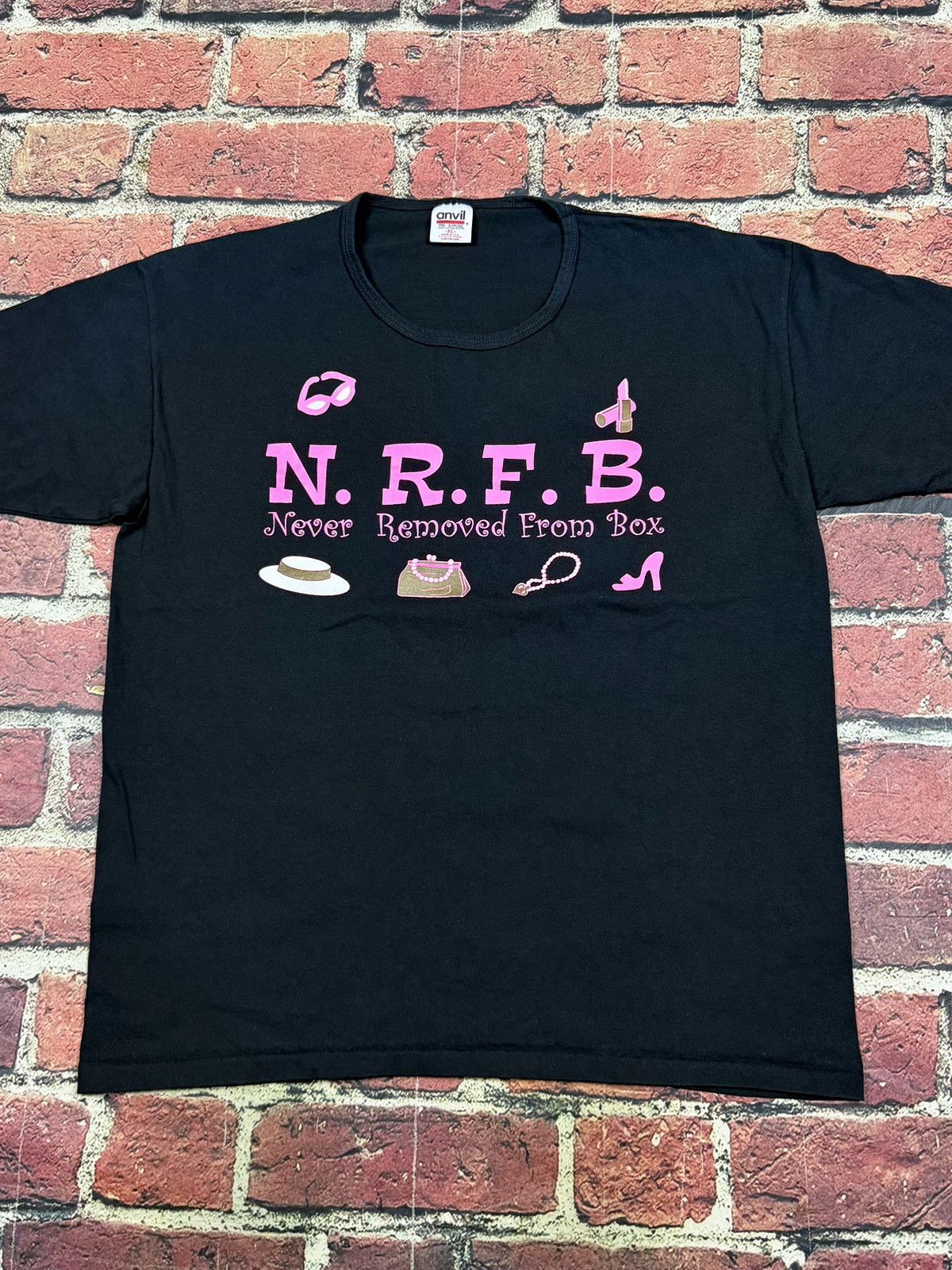 Anvil Vintage Barbie Tee NRFB Never Removed From Box Single Stitch Size XL / US 12-14 / IT 48-50 - 2 Thumbnail