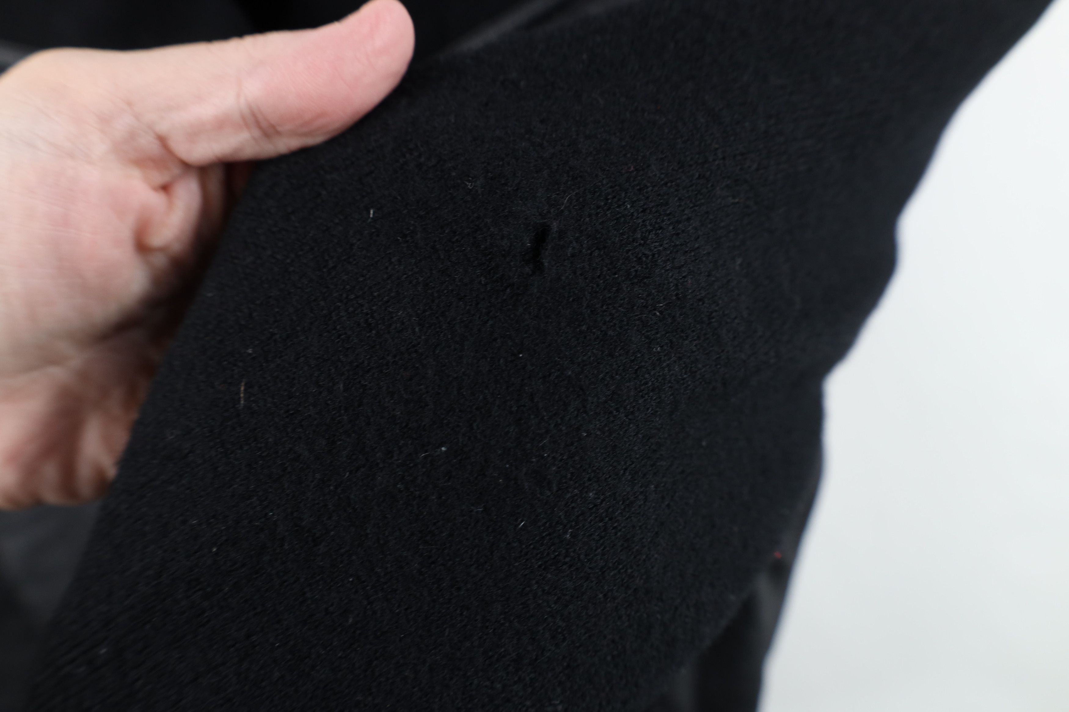 Vintage Classiques Entier Wool Knit Leather Jacket Swacket Black Size L / US 10 / IT 46 - 8 Thumbnail