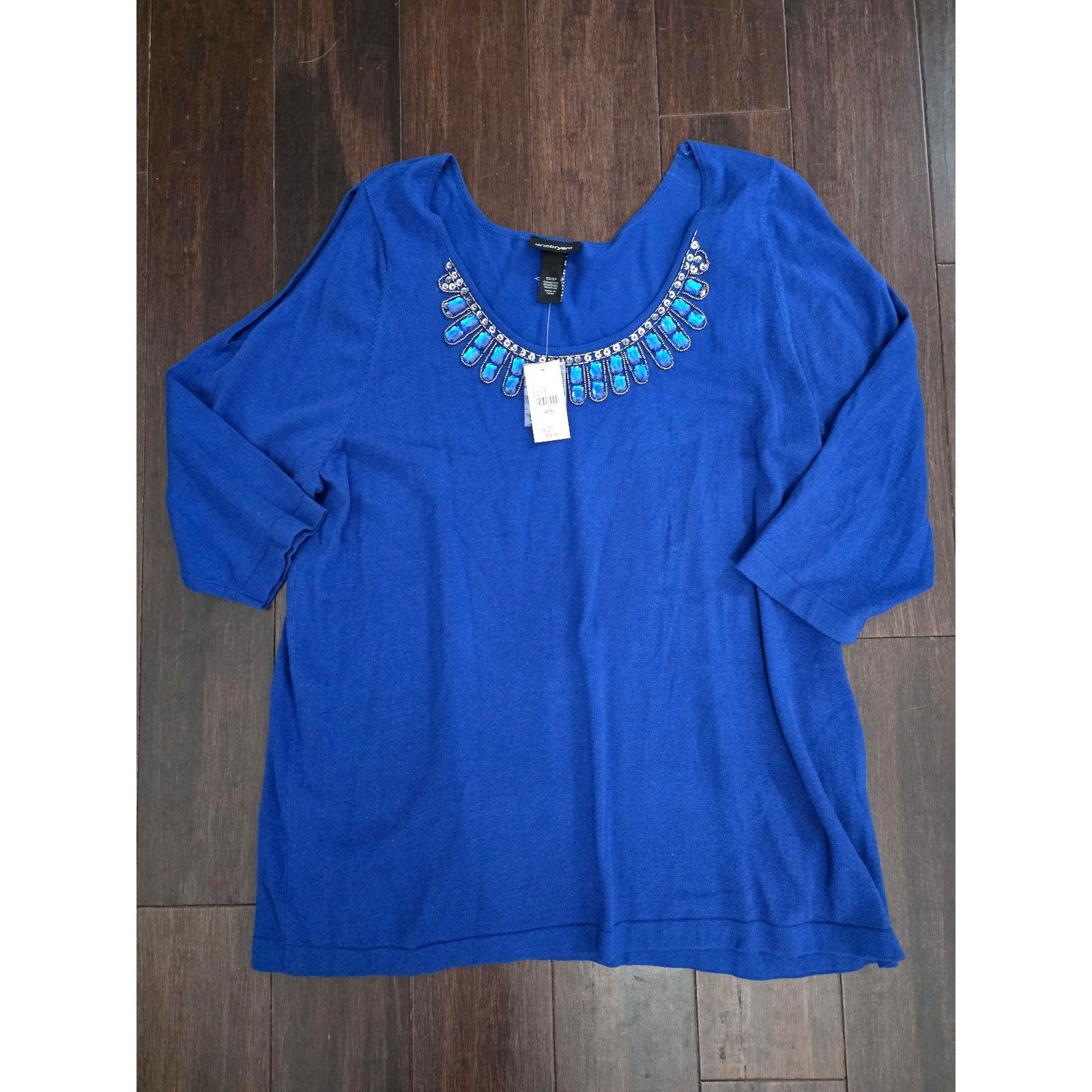 Other Lane Bryant NWT Women's Plus 22 24 Royal JEWEL EMBELLISHED P Size 3XL / US 20-22 - 1 Thumbnail