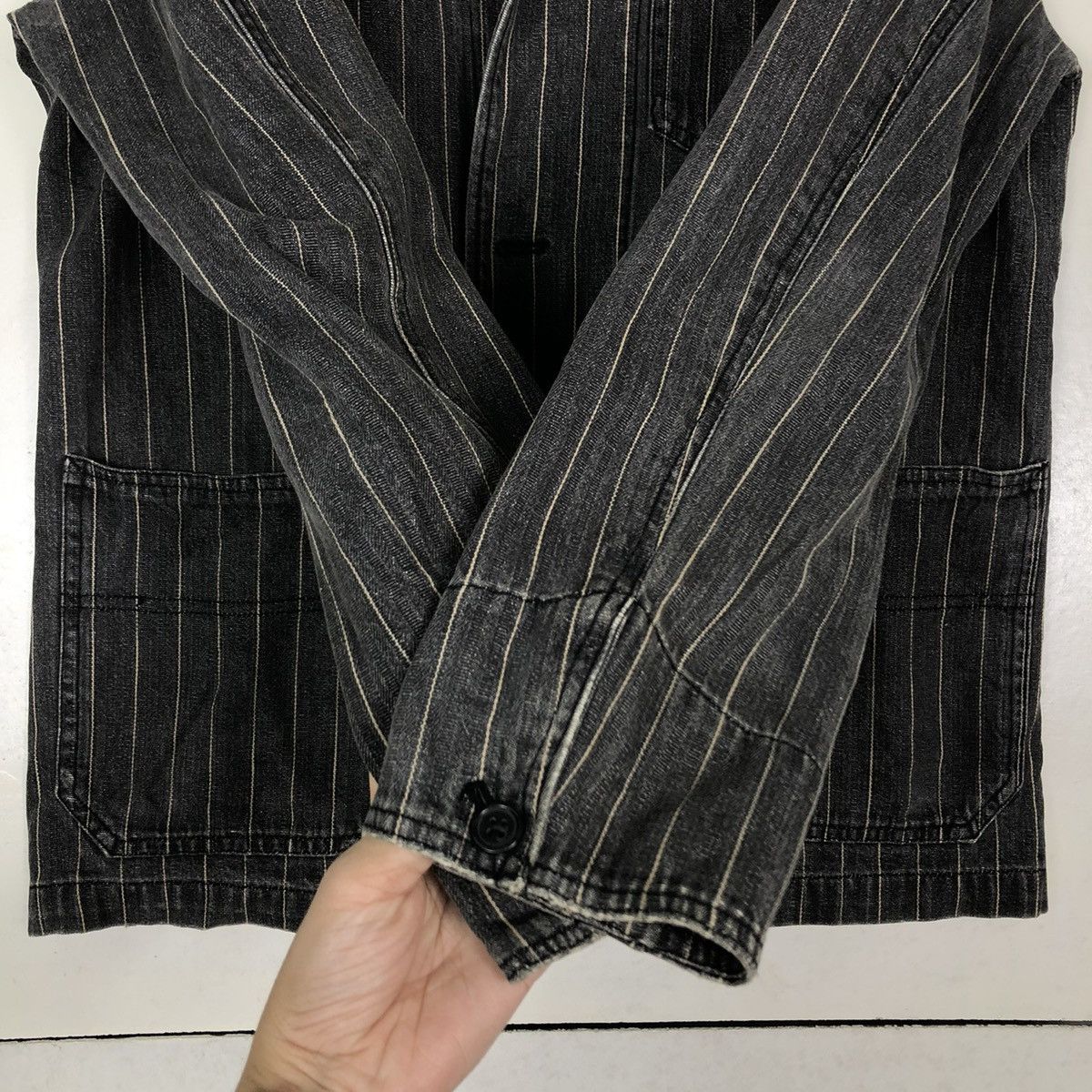 Japanese Brand 🔥Vintage Hickory Chore Jacket Stripe Suggestion Issey Miyake Size US M / EU 48-50 / 2 - 15 Thumbnail