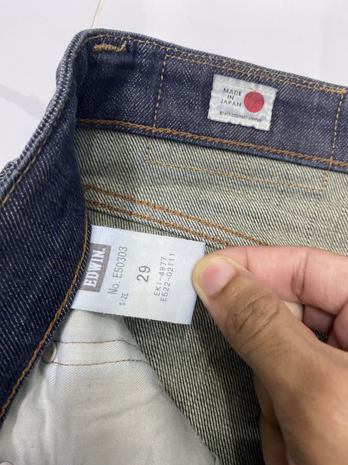 Edwin × Kapital EDWIN 503 MADE IN JAPAN TOKYO DENIM JEANS Size US 30 / EU 46 - 7 Thumbnail