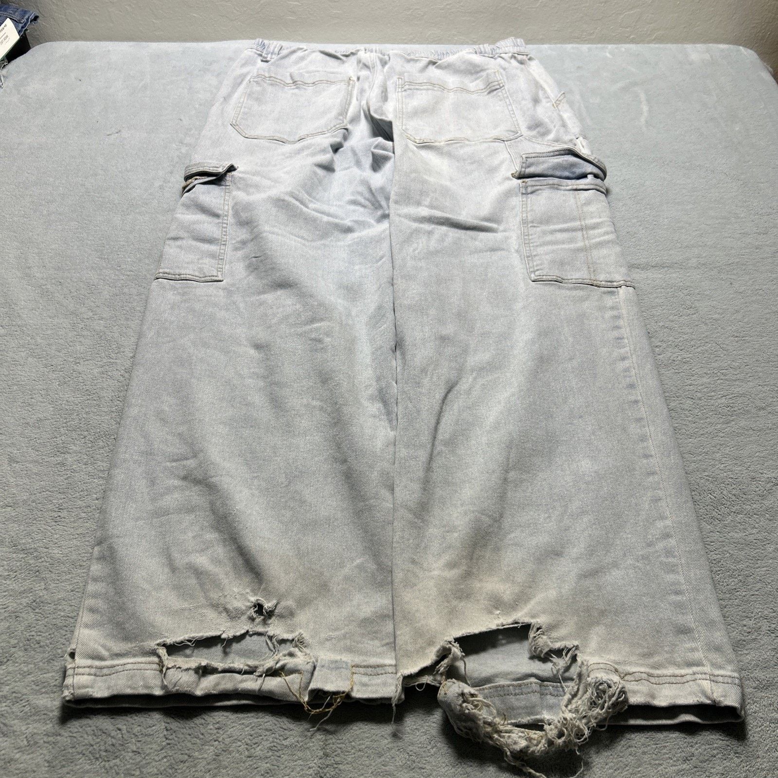 Other Y2k 2000s Beyond Baggy Pants Womens XL 16 36x30 Ripped Wide Size 36" / US 14 / IT 50 - 2 Thumbnail