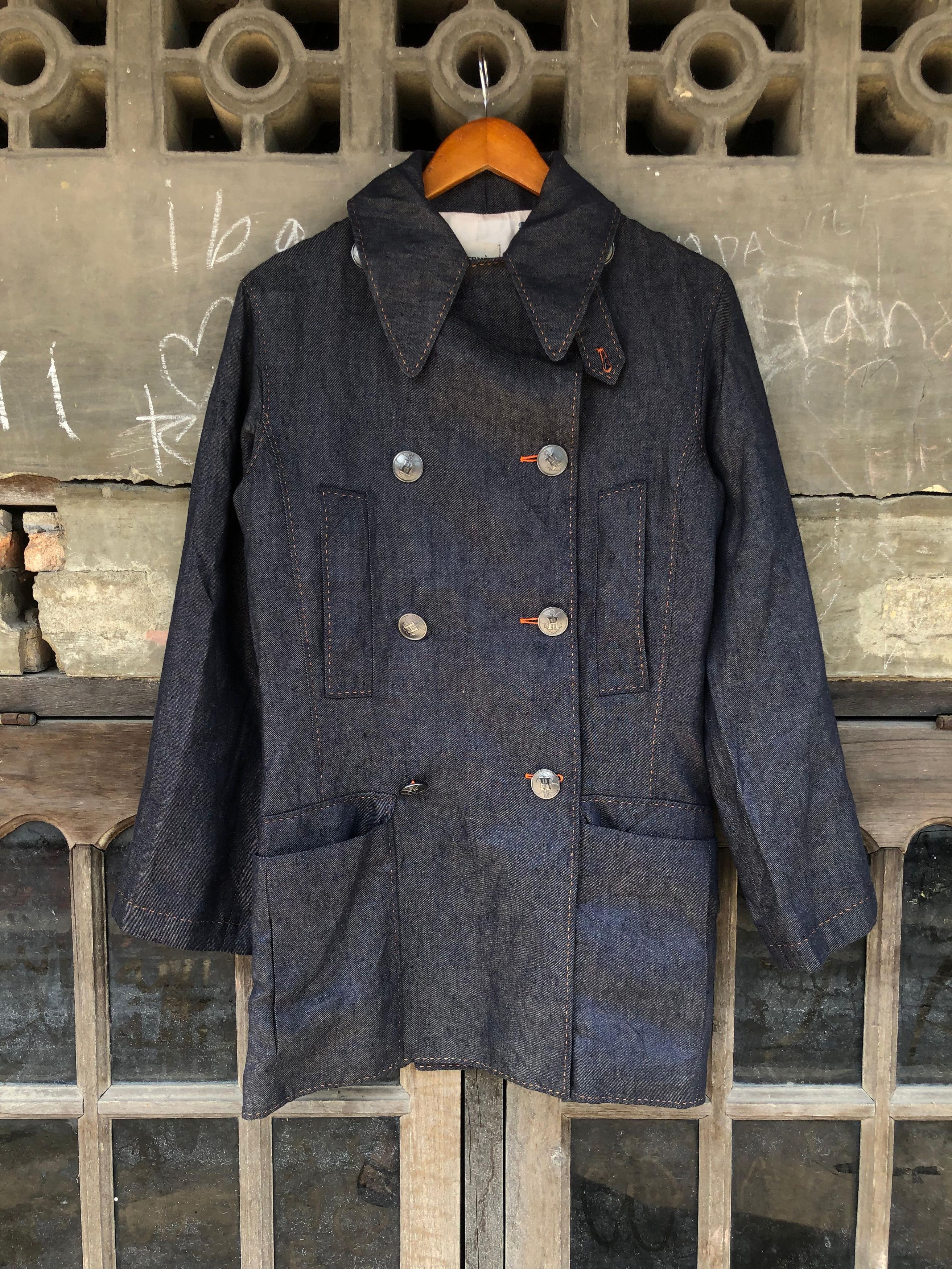 Hermes Hermes Coat Denim Martin Margiela Size US M / EU 48-50 / 2 - 1 Thumbnail