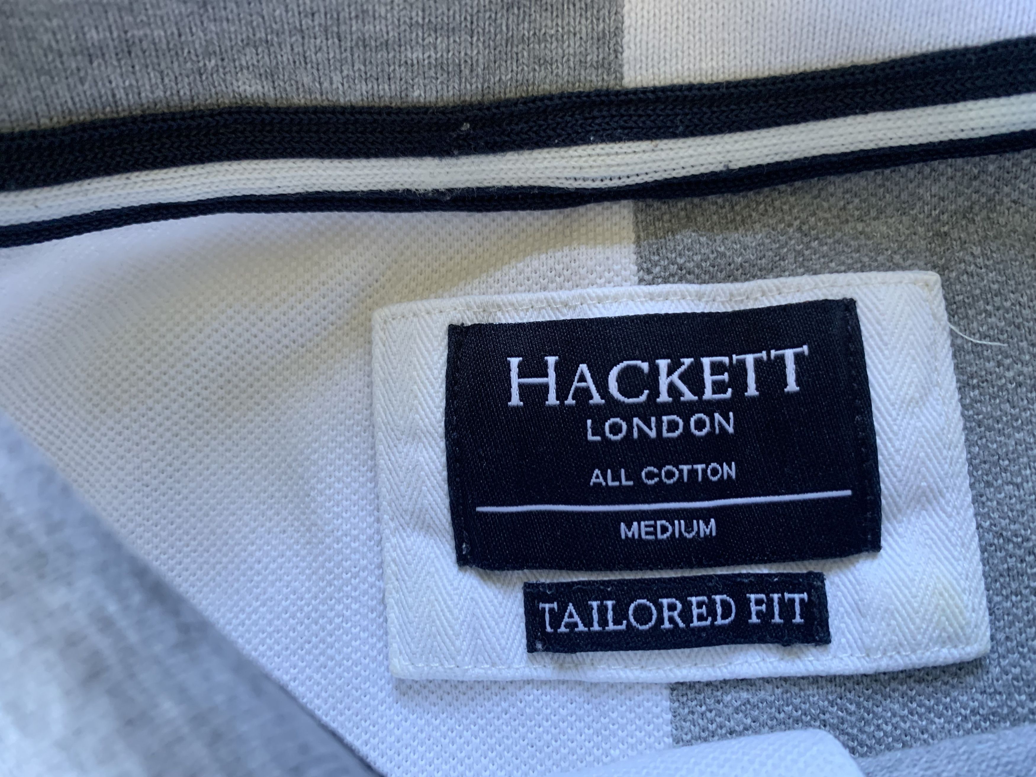Hackett Hackett London Tailored Fit Cotton Polo Size US M / EU 48-50 / 2 - 7 Thumbnail