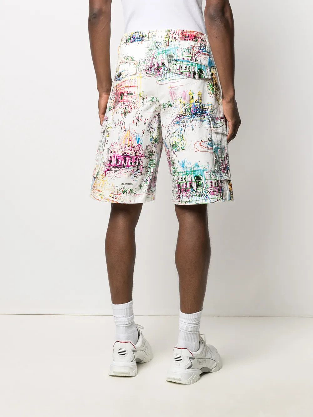 Valentino o1y0525 Cargo Short in Multicolor Size US 32 / EU 48 - 3 Thumbnail