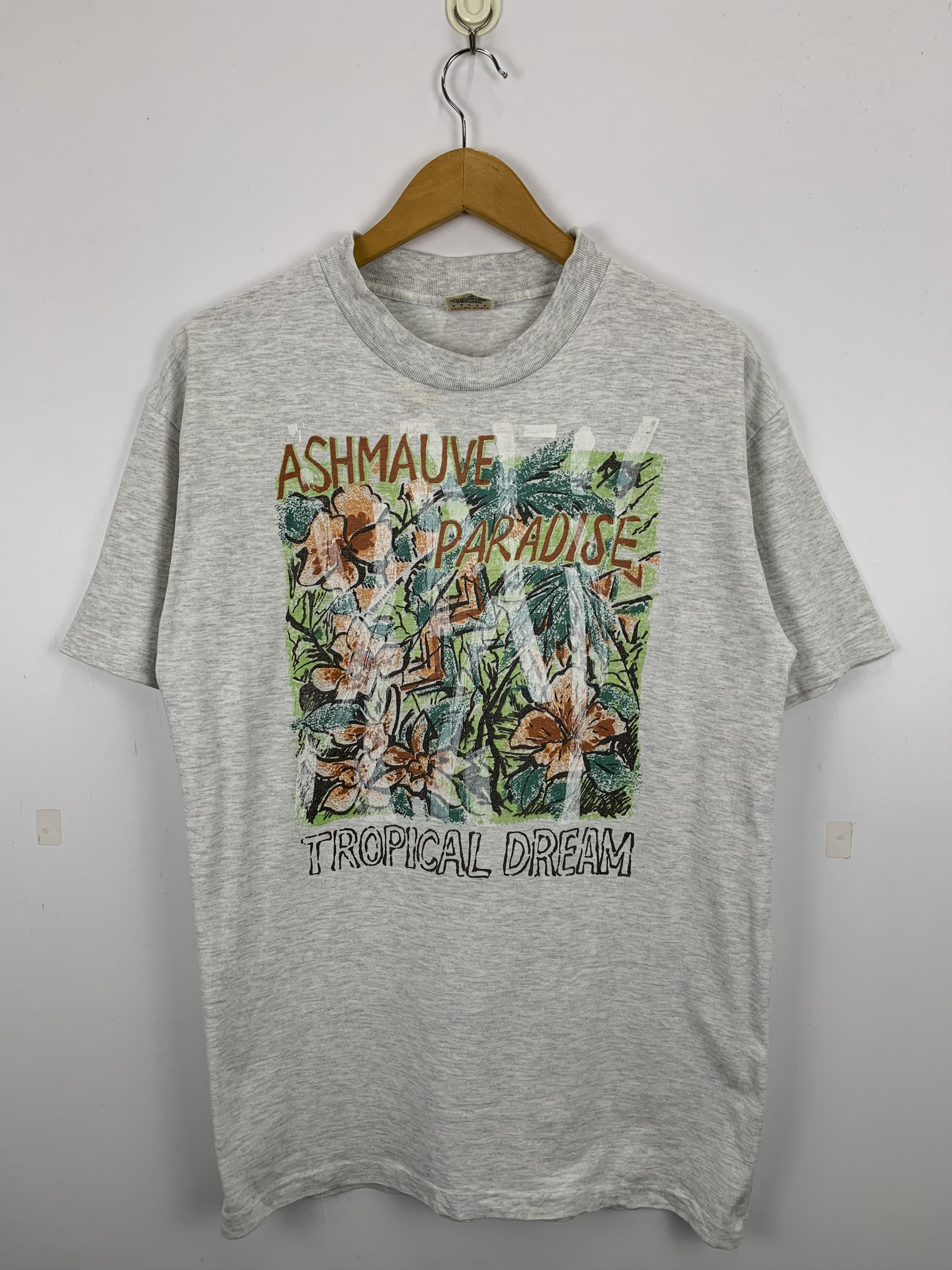 Vintage Vintage 90s Art Tropical Dream Graphic T Shirt TA0277 Size US L / EU 52-54 / 3 - 1 Thumbnail