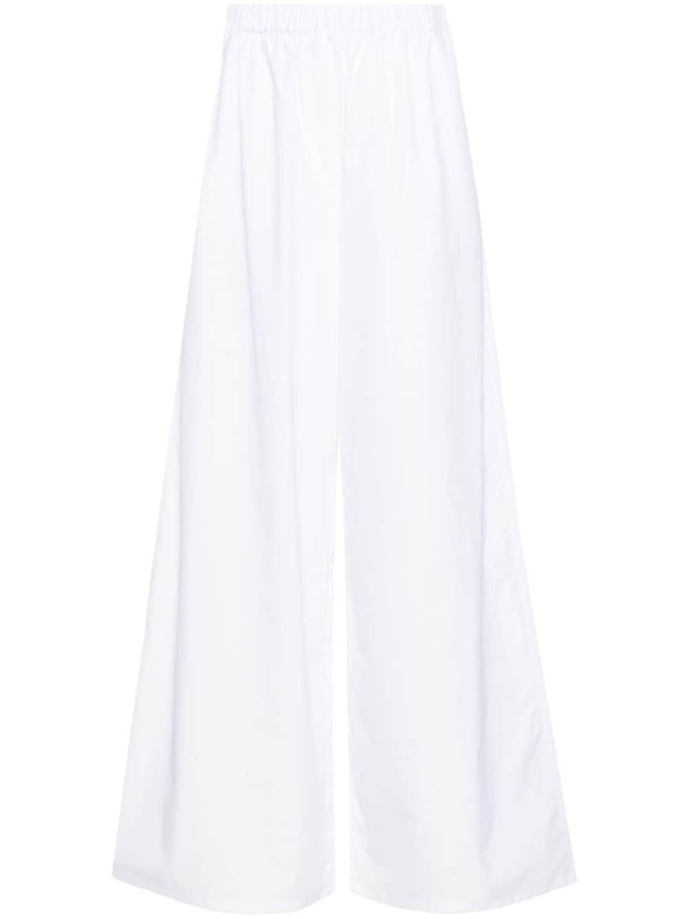 Max Mara WIDE-LEG COTTON TROUSERS Size 27" / US 4 / IT 40 - 1 Thumbnail