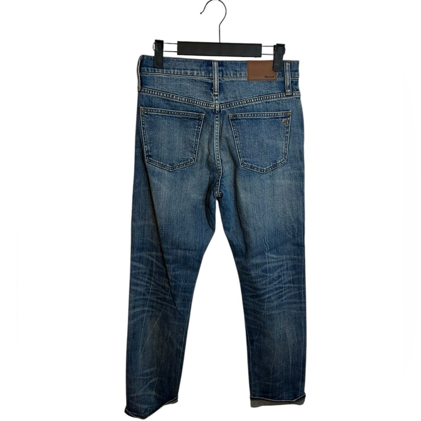 Madewell Madewell Cruiser Straight Leg Jeans in Cloverdale Wash Size 25" / US 0 / IT 36 - 2 Thumbnail