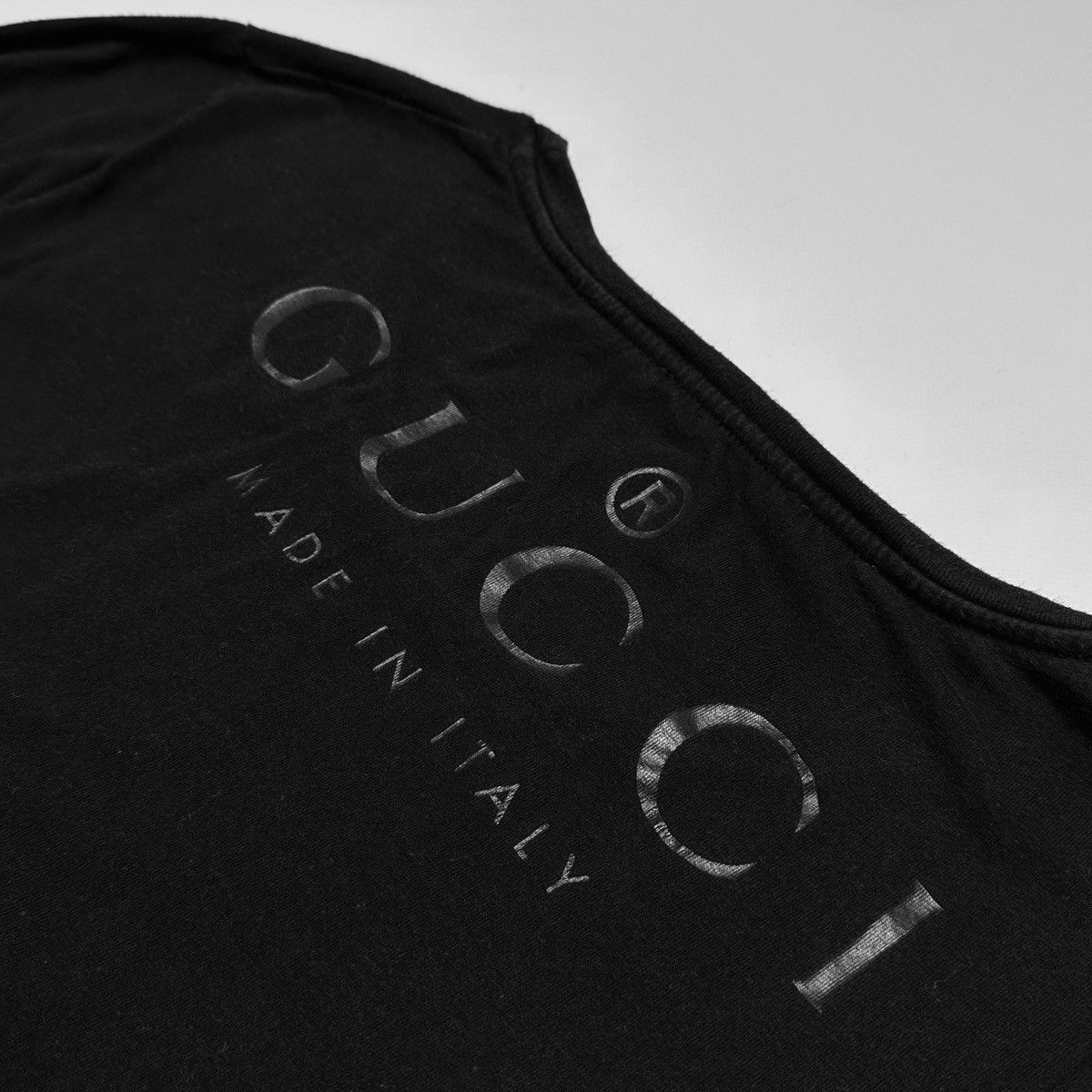 Gucci Gucci Made In Italy black Long Sleeve T Shirt Tom ford era Size US L / EU 52-54 / 3 - 2 Thumbnail