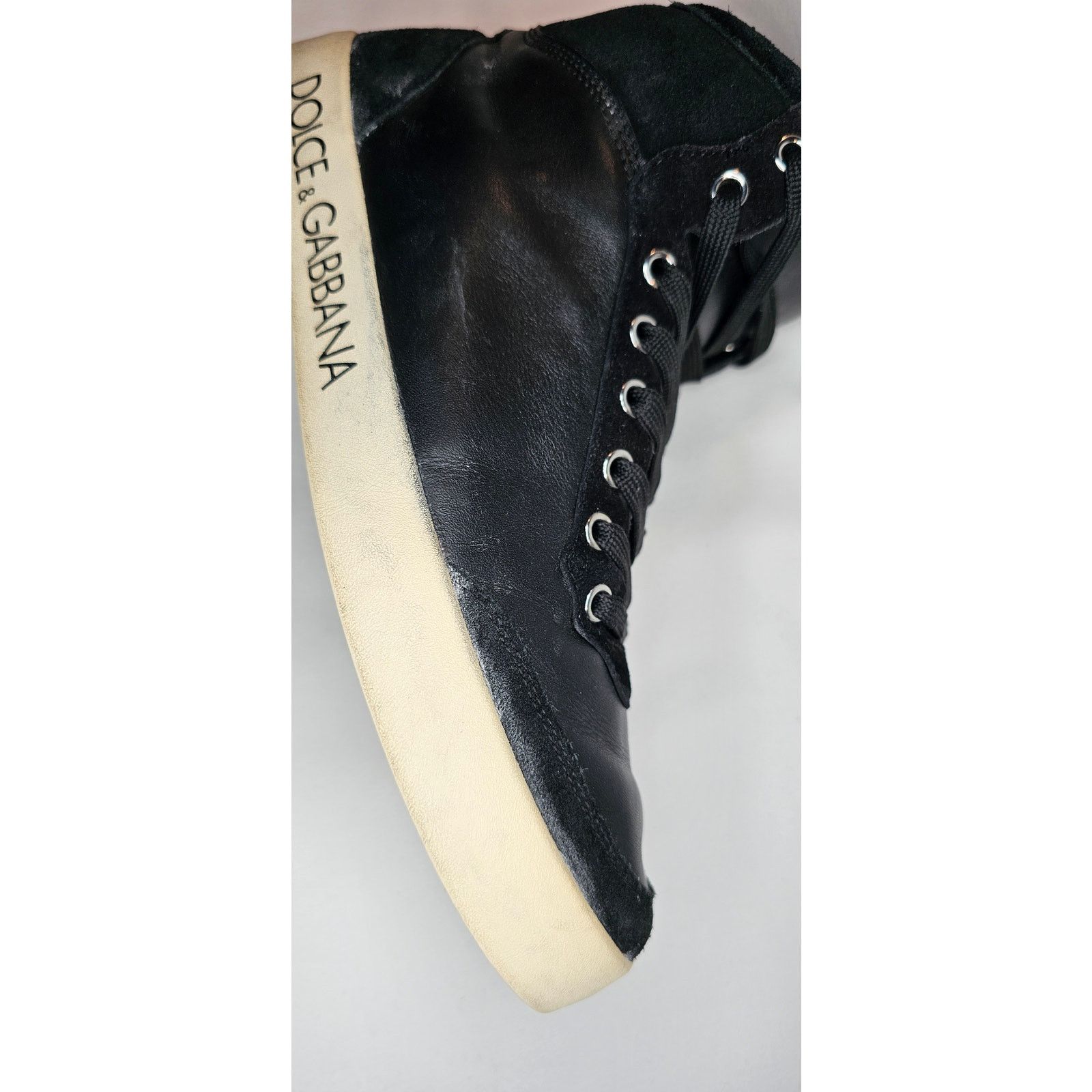 Dolce & Gabbana Dolce & Gabbana Men's High-top Sneakers Size US 6 / EU 39 - 15 Thumbnail
