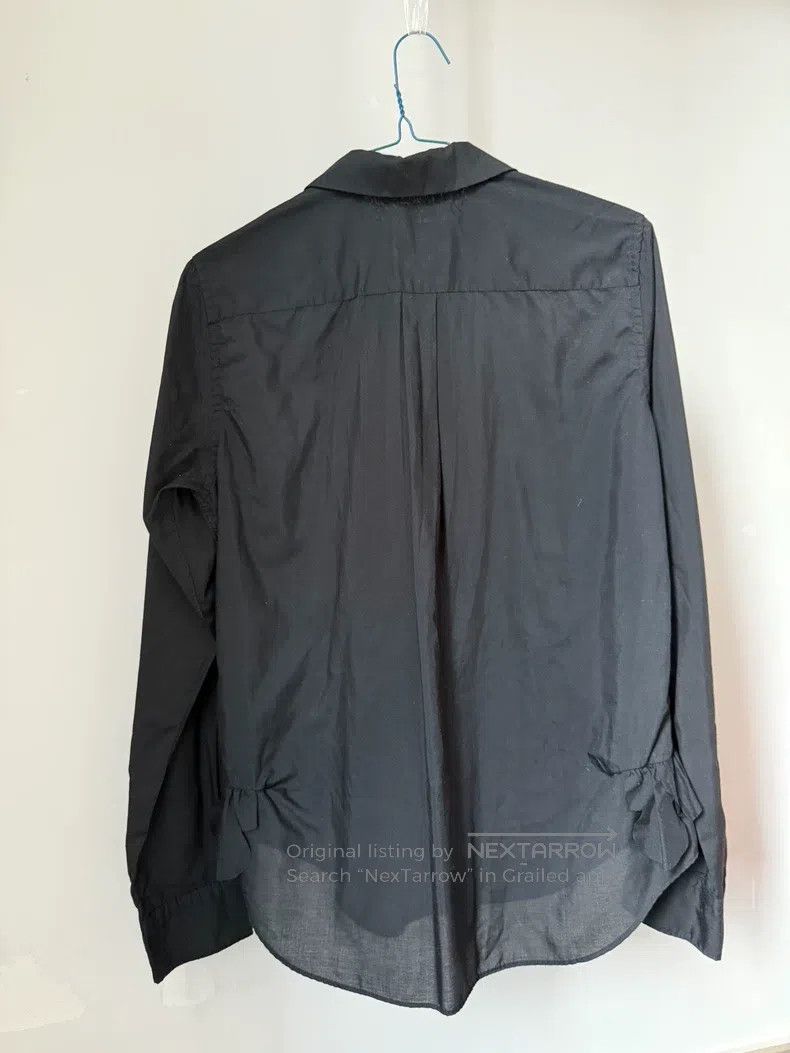Comme Des Garcons Black collar petal shirt