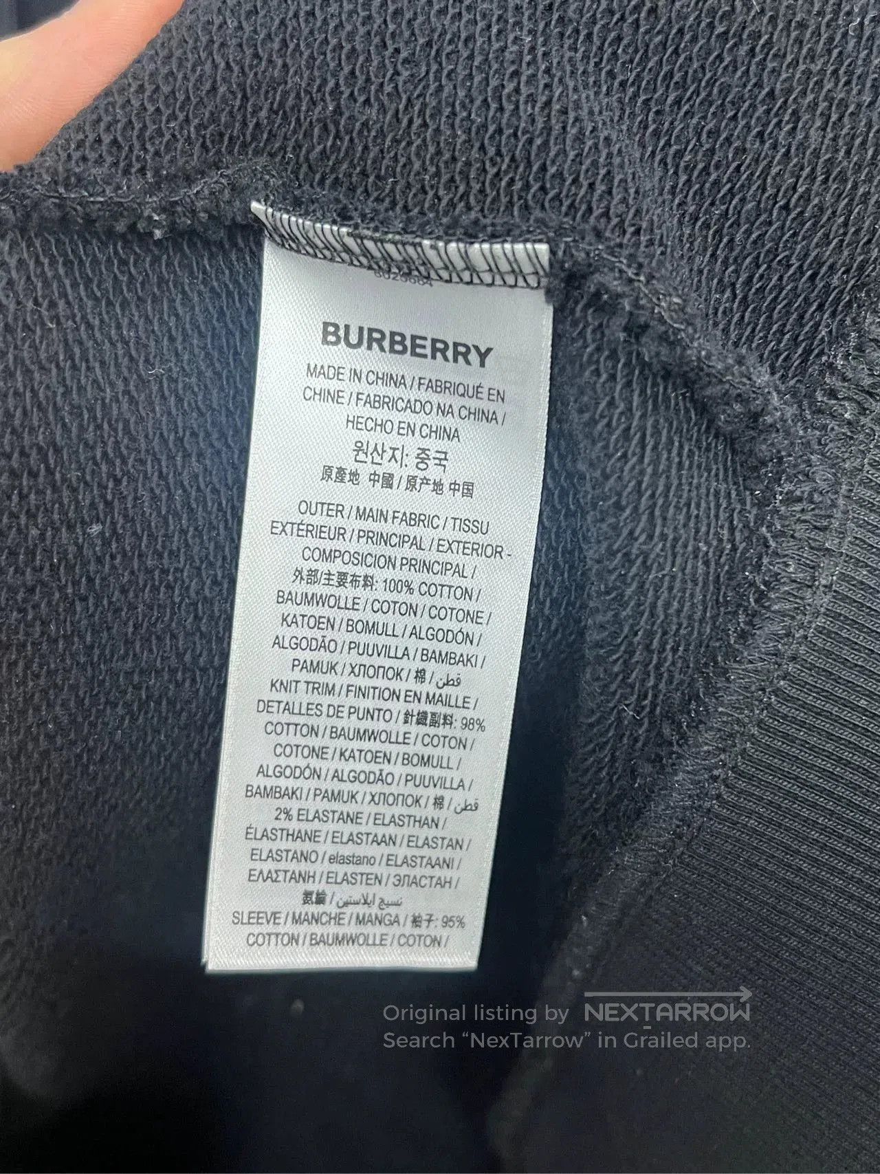 Burberry Burberry Arm Check Panel Zip Hoodie. Size US S / EU 44-46 / 1 - 5 Thumbnail