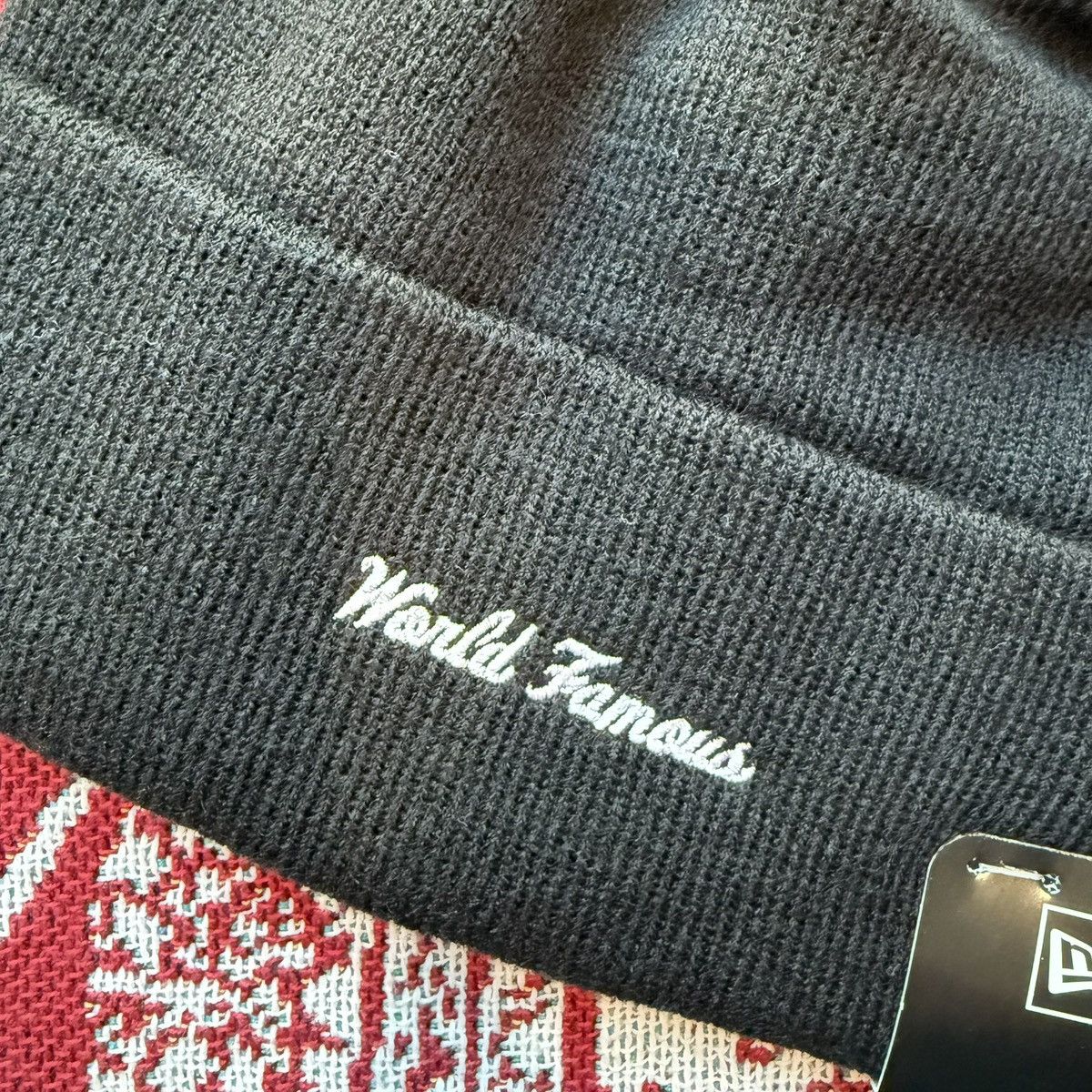 New Era × Supreme FW21 Supreme New Era Box Logo Beanie Black OS Size ONE SIZE - 4 Thumbnail