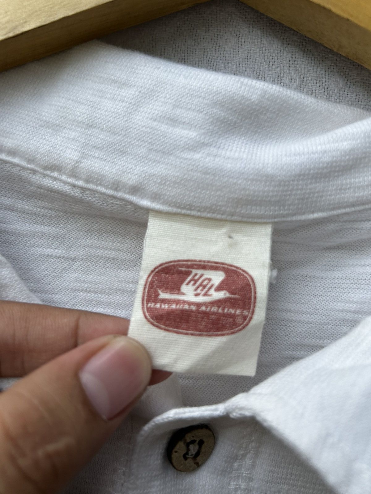 If Six Was Nine × Japanese Brand × Le Grande Bleu (L.G.B.) Aloha Style Poem Polo Shirt Size US L / EU 52-54 / 3 - 9 Thumbnail
