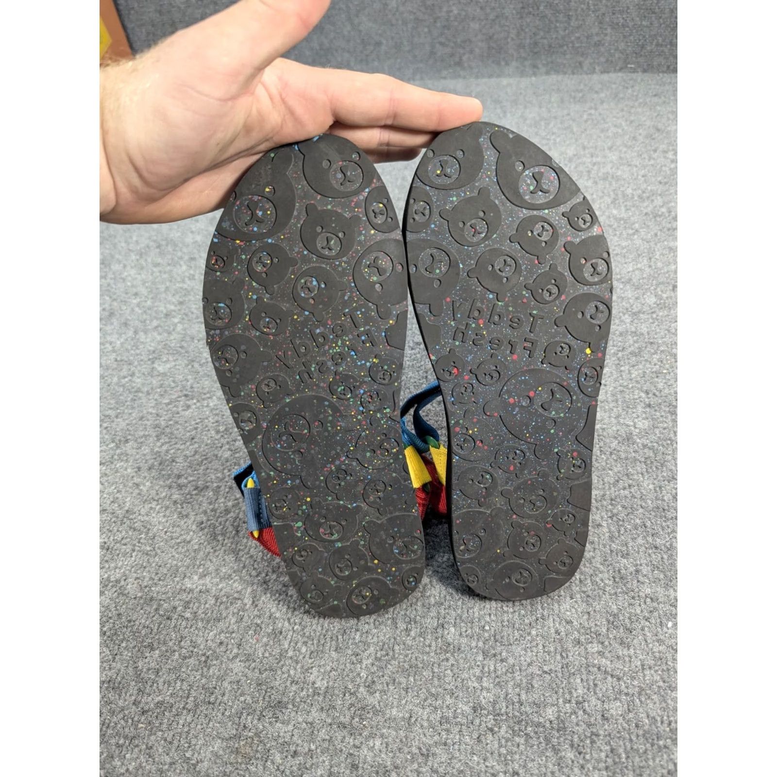 Teddy Fresh Combat Sandals Men Size 8 Multicolor Strap Slip-On Size ONE SIZE - 5 Thumbnail
