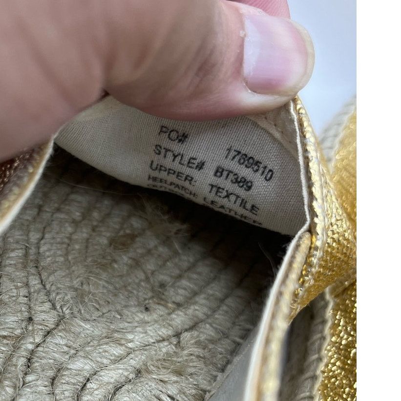 J.Crew J Crew Womens Woven Espadrille Flats Shoes Size 9 USED Size US 9 / IT 39 - 8 Thumbnail