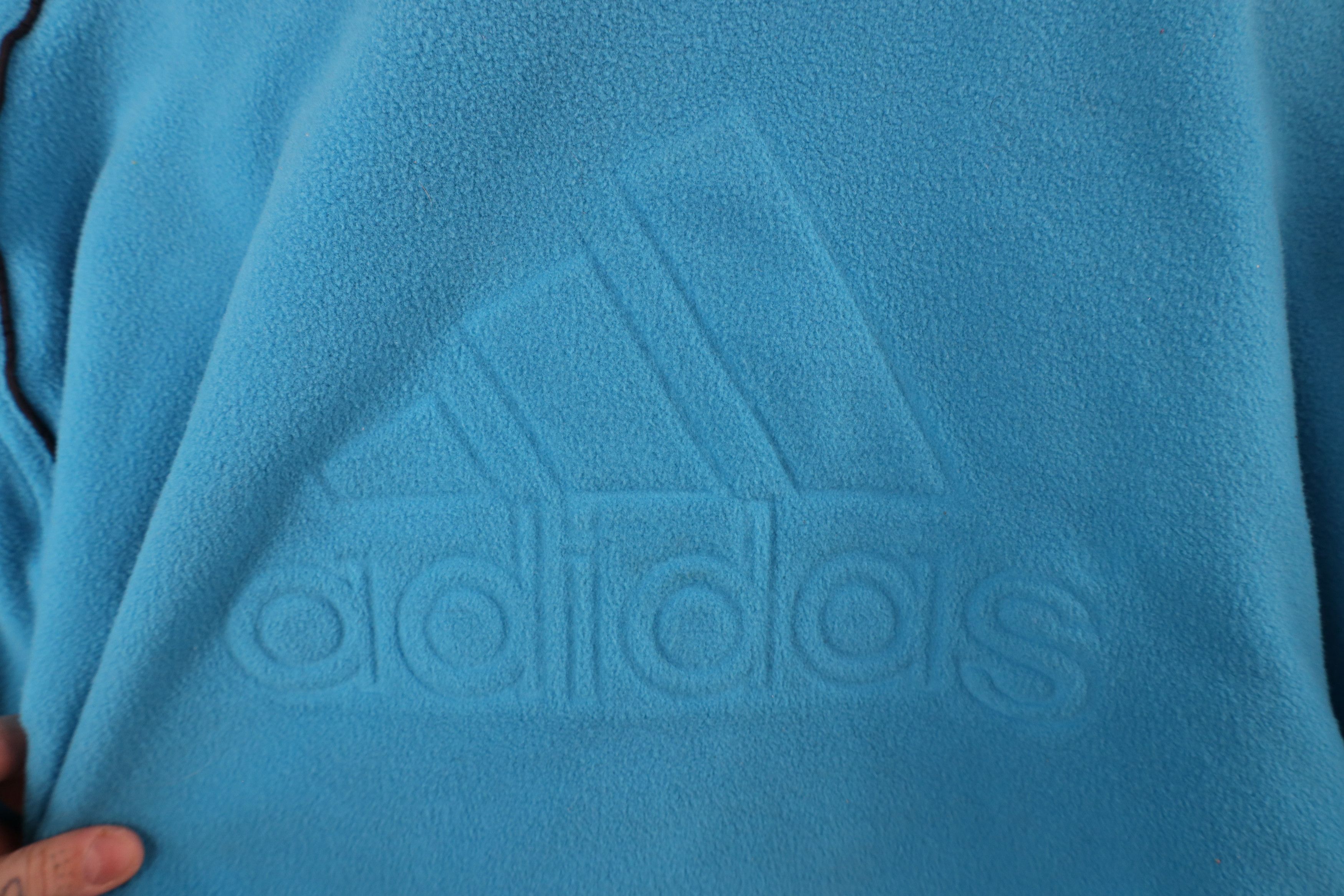 Adidas × Vintage Vintage 90s Adidas Reversible Full Zip Bomber Jacket Size US M / EU 48-50 / 2 - 17 Thumbnail