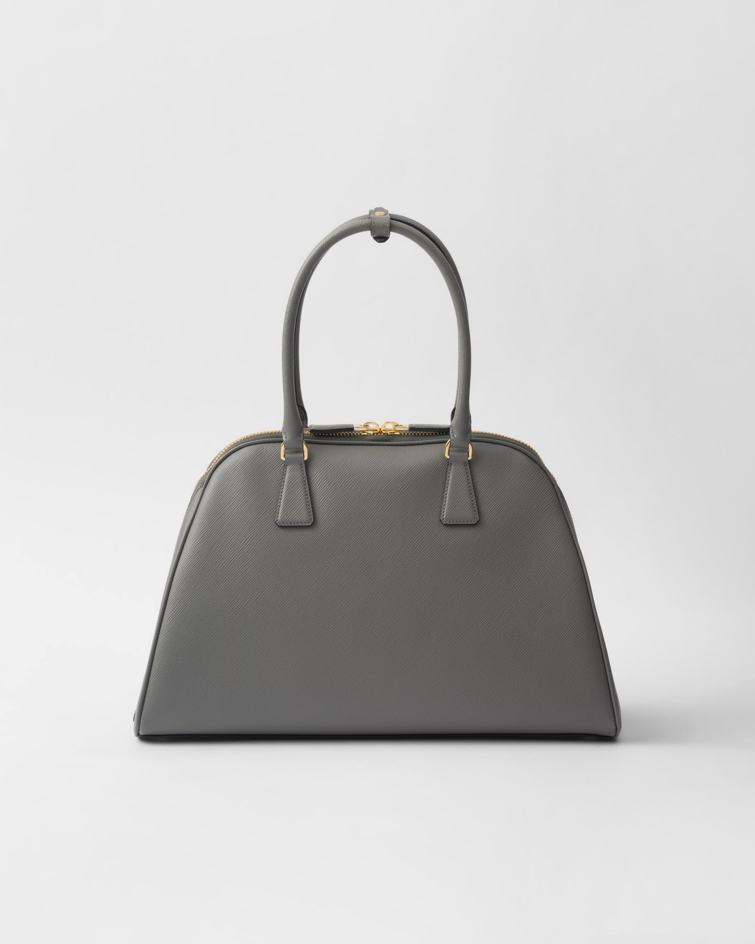 Prada o1la1rc1a0925 Size: OS / Large Saffiano Leather Bag in Grey Size ONE SIZE - 3 Thumbnail